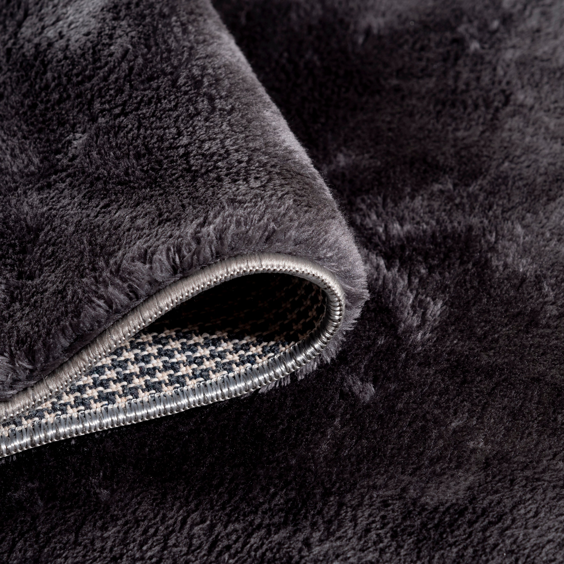 Sehrazat Hochflor-Teppich »Soft mit Fransen«, rechteckig, 25 mm Höhe, Kunstfell, waschbar, kuschelweich, rutschhemmender Rücken
