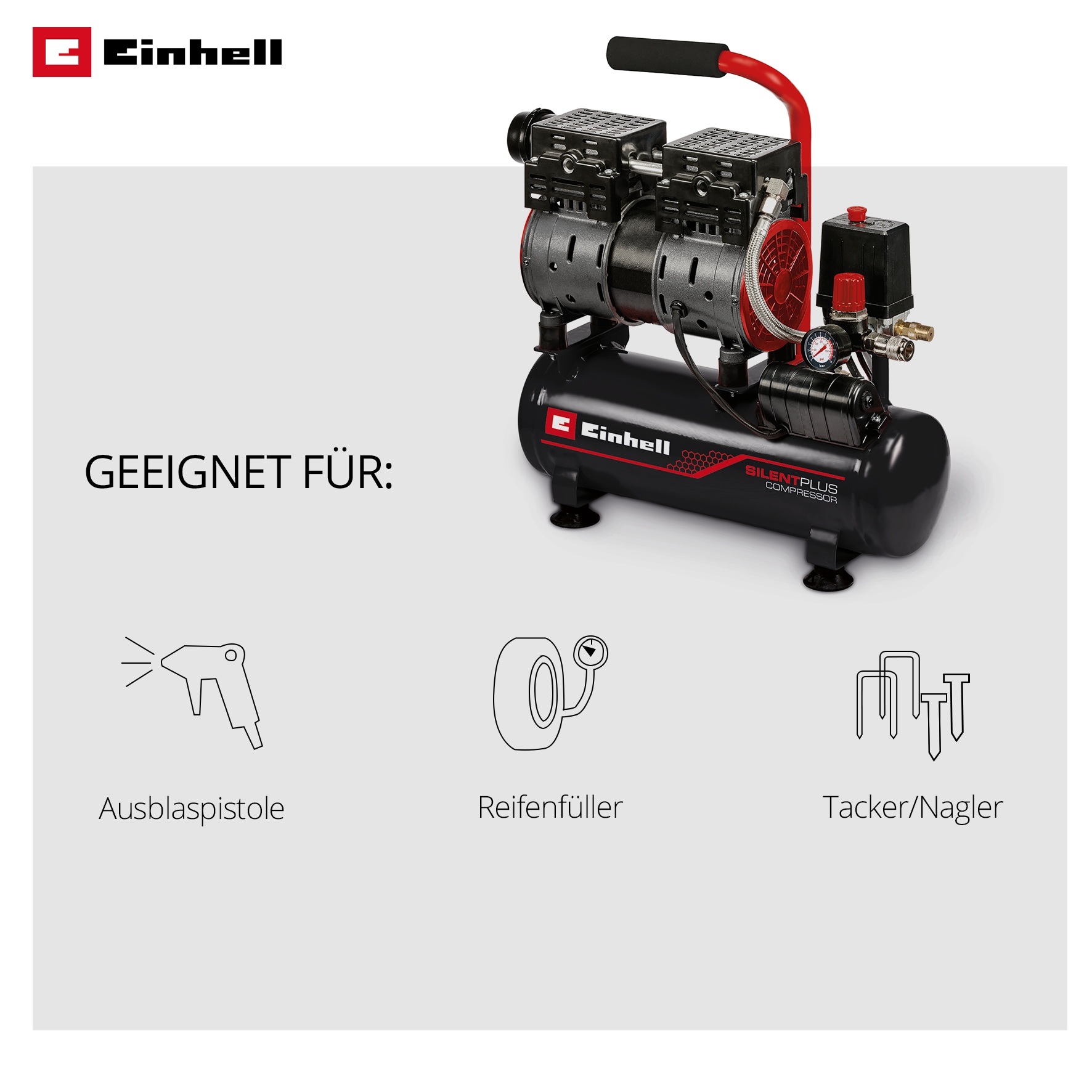 Einhell Kompressor »TE-AC 6 Silent« 1 Stk. tlg.