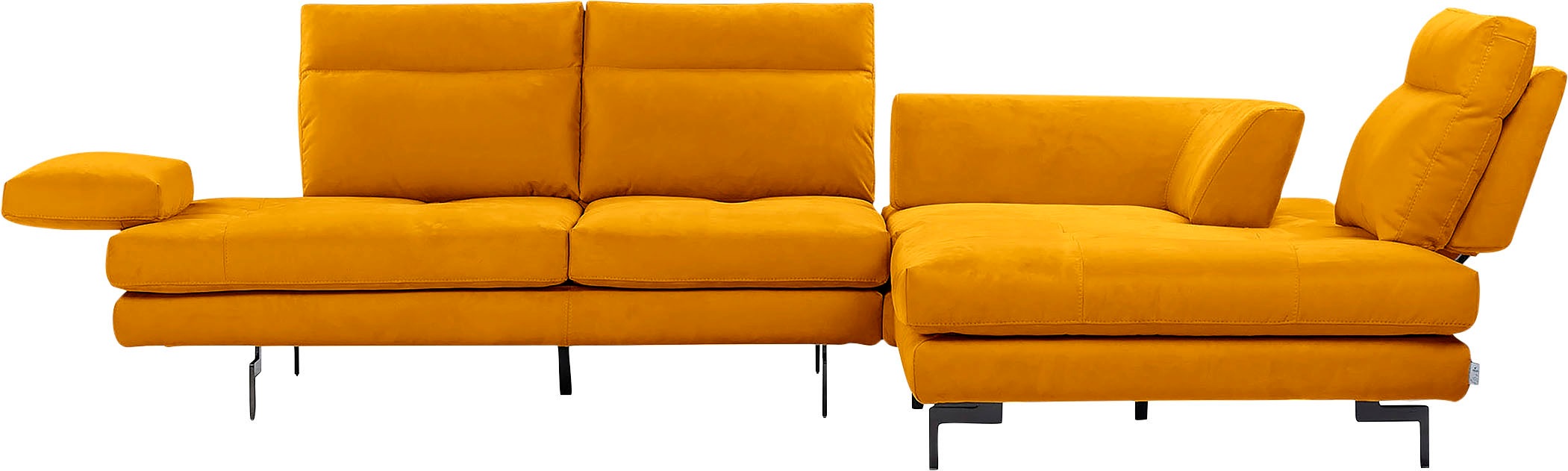 CALIA ITALIA Ecksofa »Toby Wing, Komfortsofa mit Sitzkomfort der Extraklass günstig online kaufen