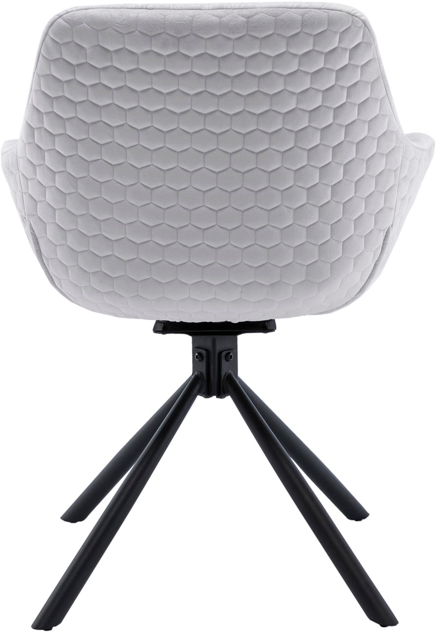 online 360° Drehfunktion SalesFever Armlehnstuhl, kaufen Samtoptik-Polyester,