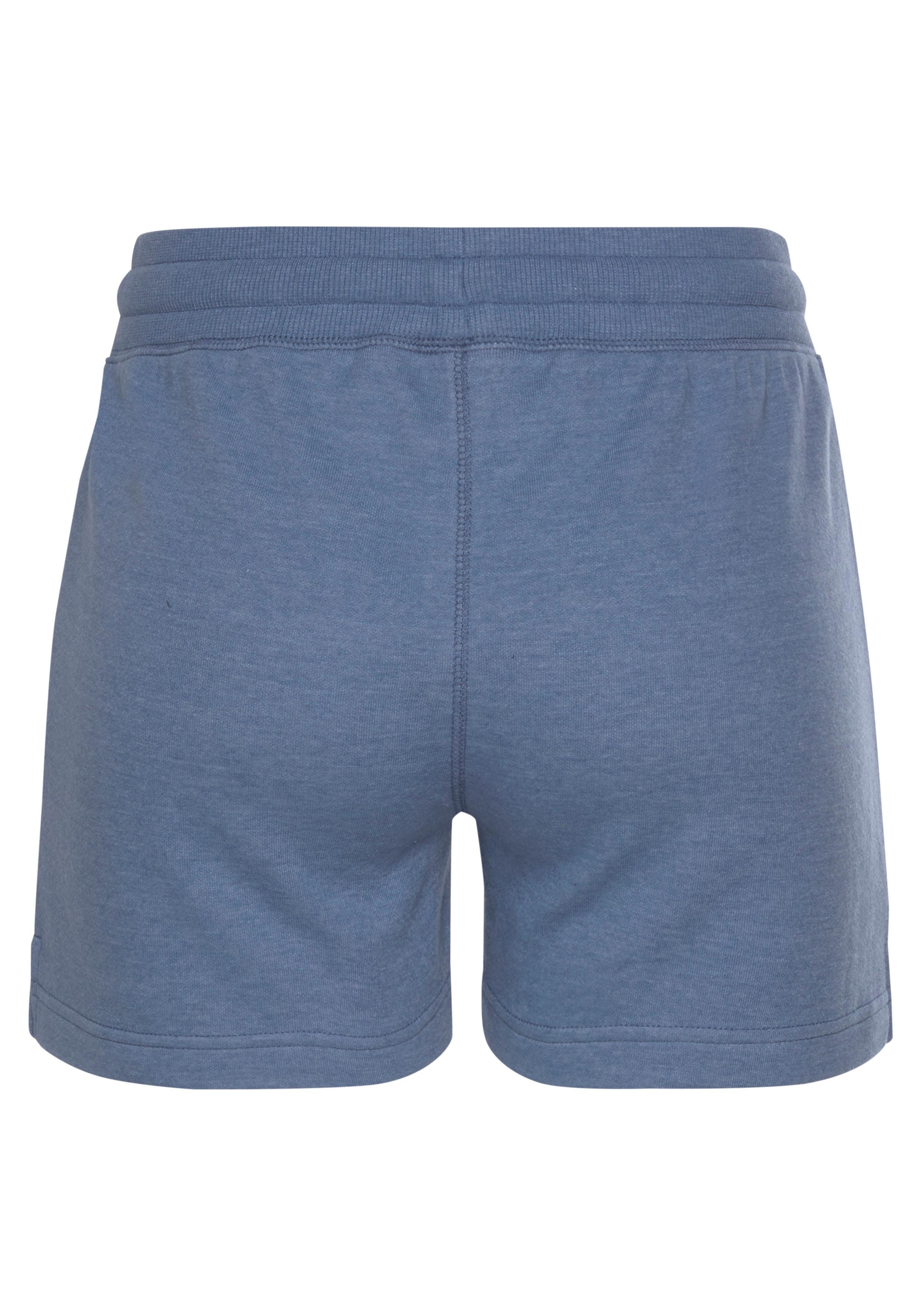 Bench. Loungewear Relaxshorts, Sweathose mit kurzen Seitenschlitzen und seitliche Taschen, Loungewear