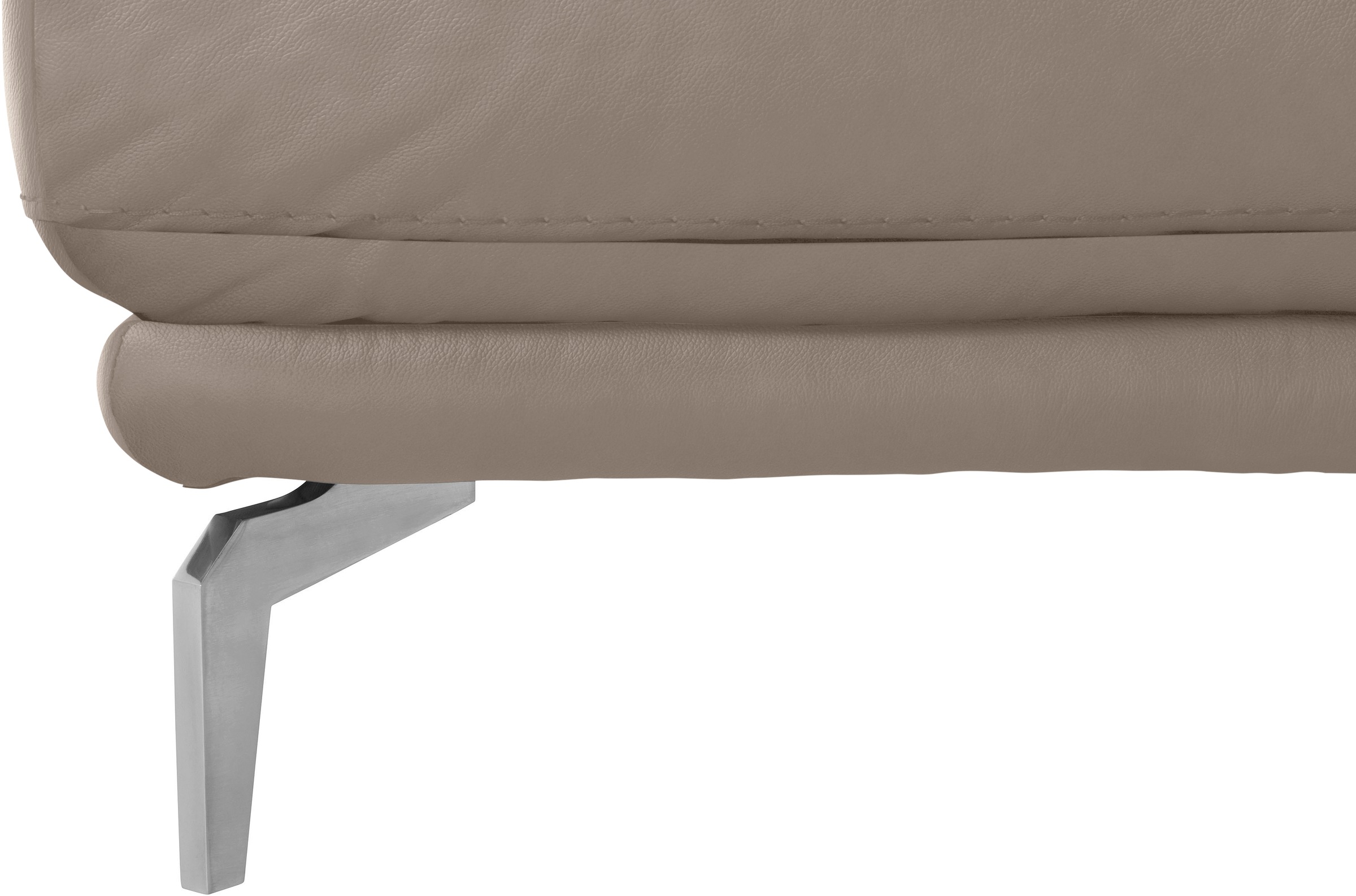 W.SCHILLIG Hocker »montanaa«, mit Metallfüßen in Chrom glänzend, Breite 71 cm