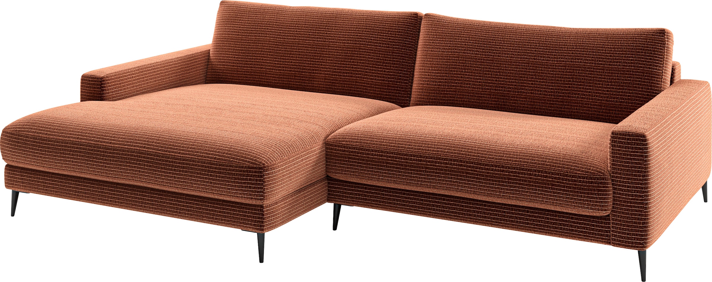 INOSIGN Ecksofa »Downtown, B/T/H: 272/190/84 cm L-Form« weicher Sitzkomfort günstig online kaufen
