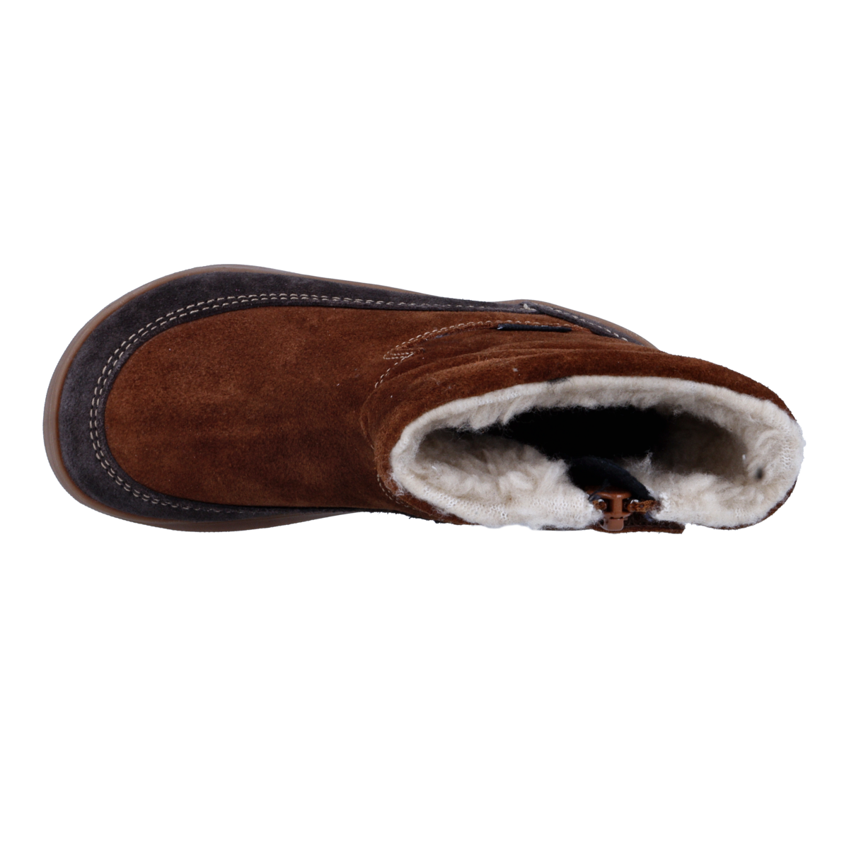 Richter Barfußschuh »Samy Winter«  Boot mit Kontrastbesatz, Größenschablone zum Download