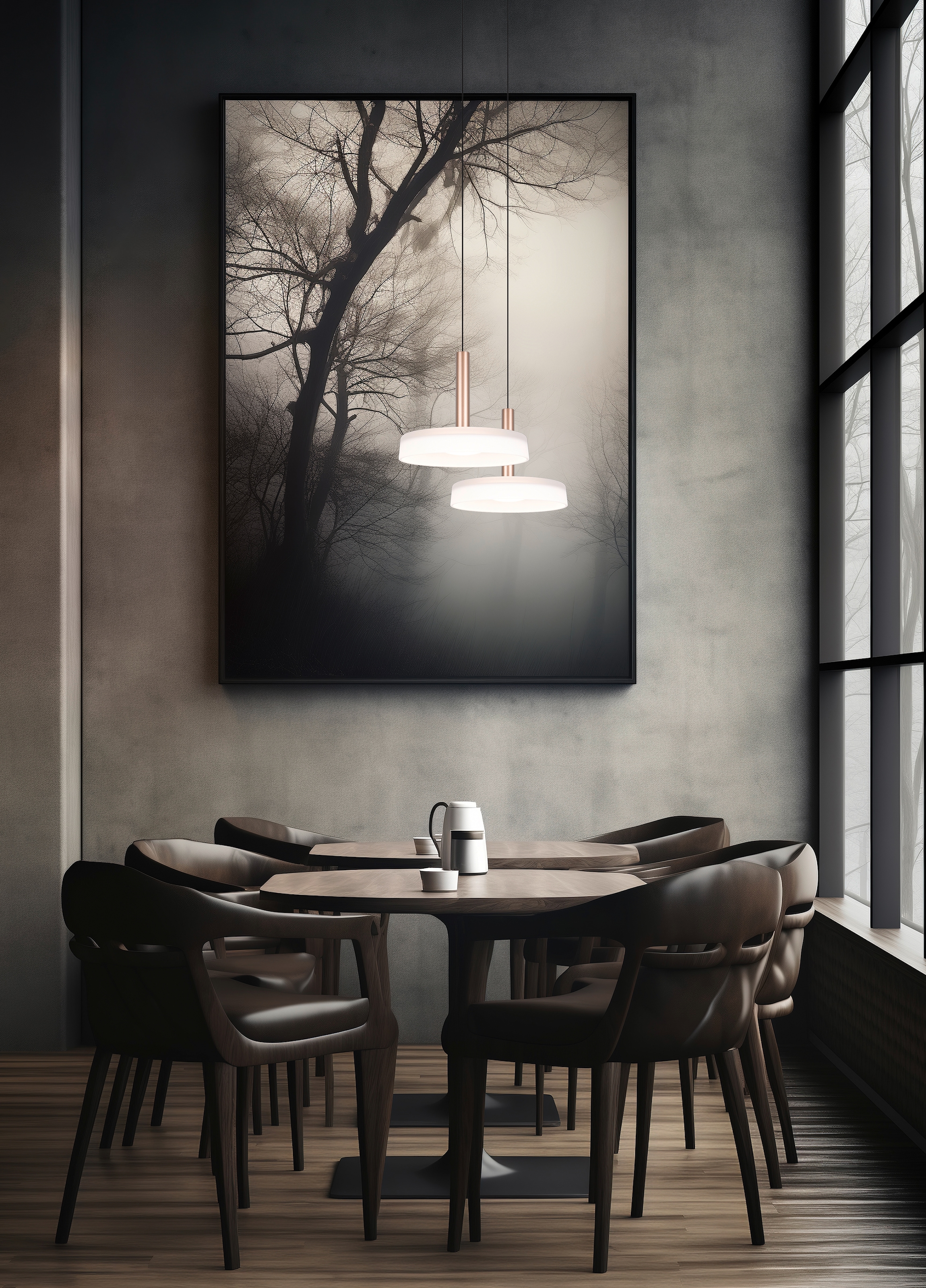 TRIO Leuchten LED Pendelleuchte »CELESTE dimmbare LED Hängelampe aus Metall und Glas, 10W 1100 Lumen«, 1 flammig, Leuchtmittel LED-Board | LED fest integriert, einfach höhenverstellbar von 50-200 cm, Ø 22cm, 3-Stufen Dimmfunktion