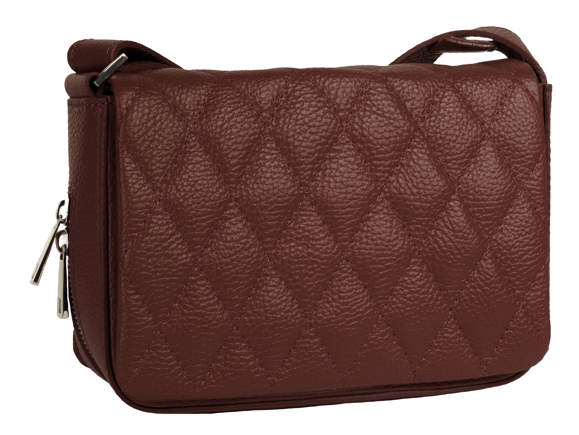 Cluty Henkeltasche, echt Leder, Made in Italy
