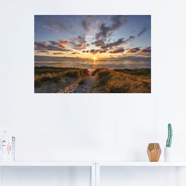 Artland Wandbild »Sonnenuntergang auf Sylt«, Bilder vom Sonnenuntergang &  -aufgang, (1 St.), als Alubild, Leinwandbild, Wandaufkleber oder Poster in  versch. Größen online kaufen