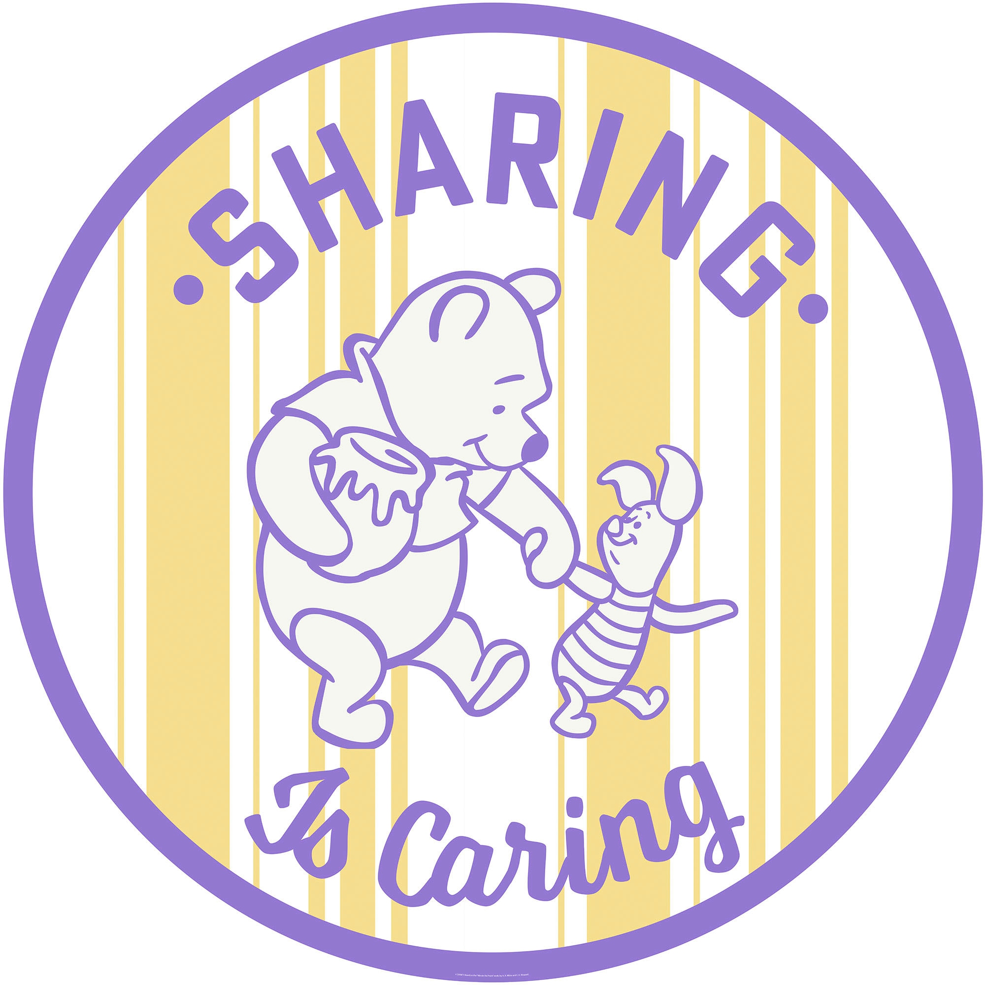 Komar Wandtattoo »selbstklebendes Vlies - Winnie the Pooh Sharing - Größe 1 günstig online kaufen