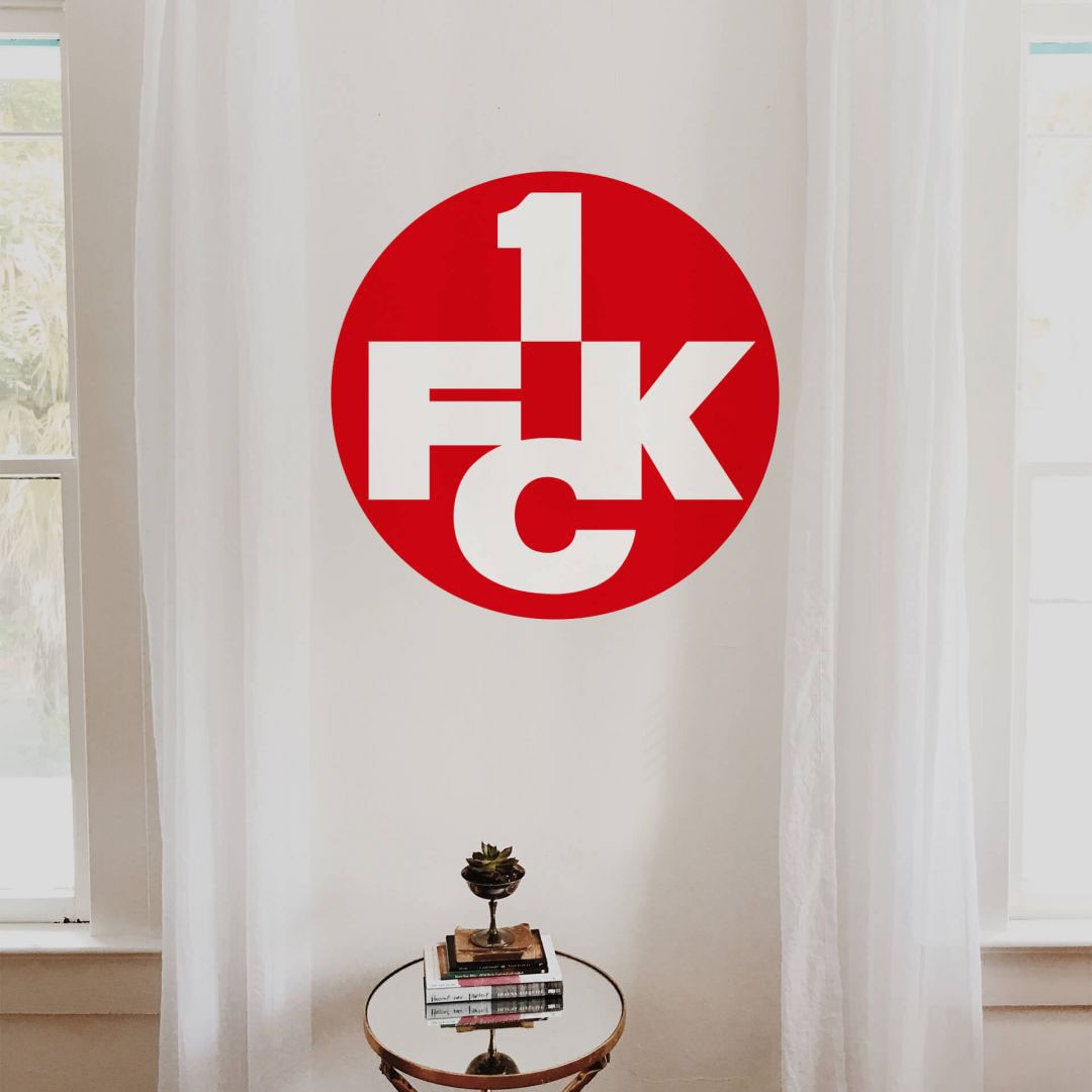 (1 St.) Logo«, Rechnung »1.FC Kaiserslautern auf Wall-Art Wandtattoo kaufen