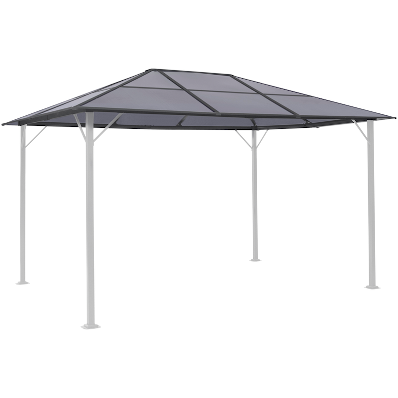 KONIFERA Pavillon-Ersatzdach Stegplatten für Pavillon »Malaga« 300x400 cm transparent