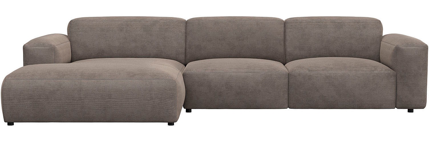 FLEXLUX Ecksofa »Lucera bequem und komfortabel durch hochwertigen Sitzaufba günstig online kaufen