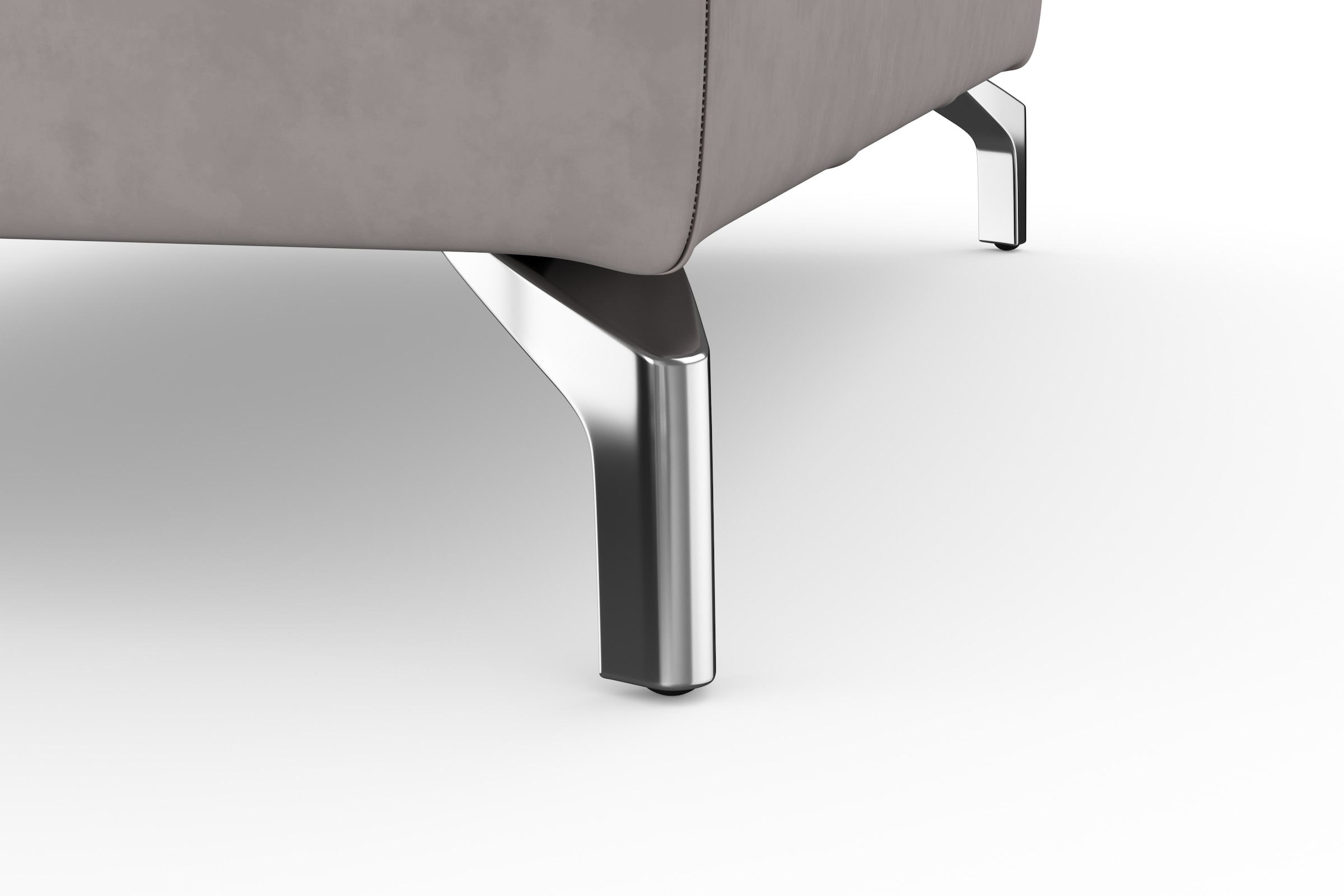 sit&more Hocker »Bendigo«, mit Klappfunktion, Bodenfreiheit 12 cm, wahlweise in 2 Fußfarben