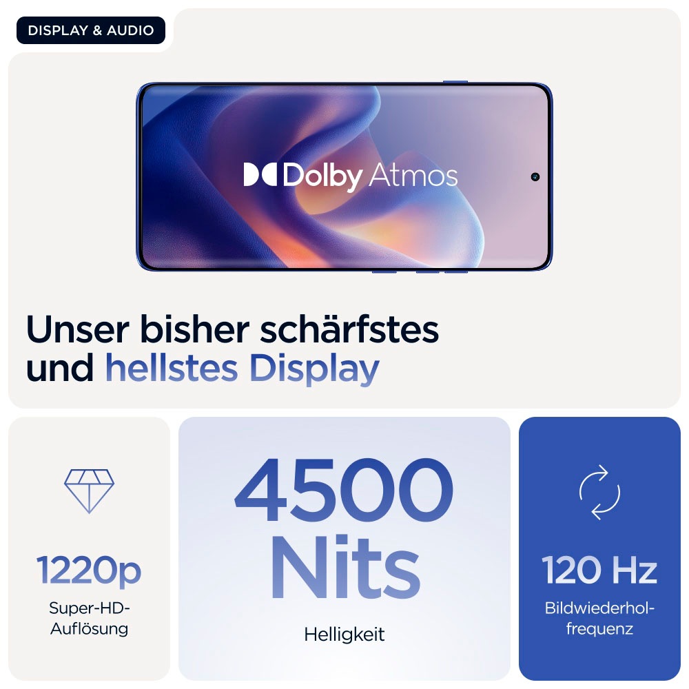 Motorola Smartphone »Edge 60 Pro 512GB«, Dazzling Blue
