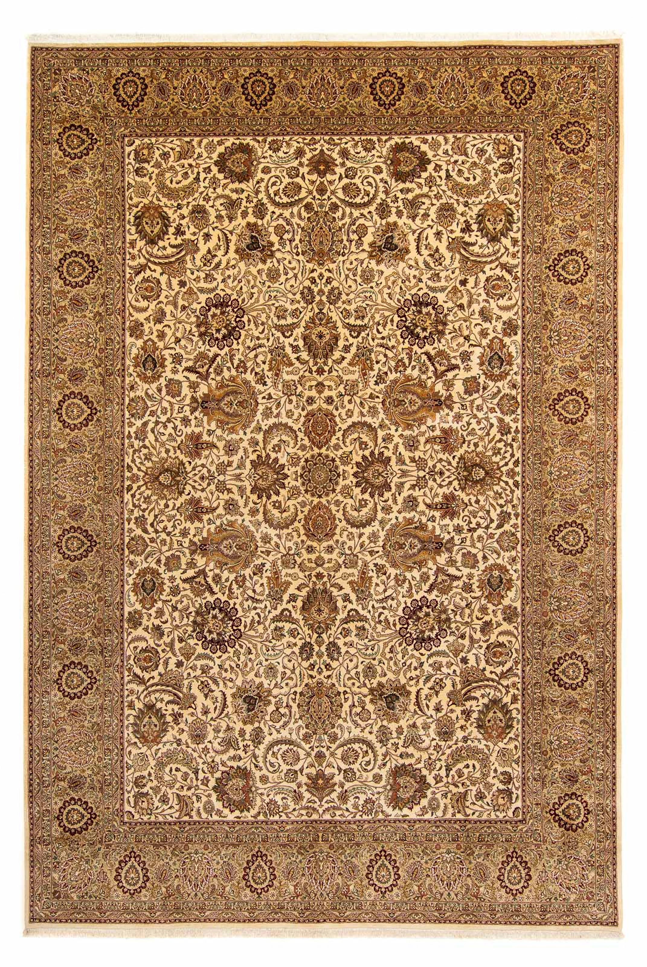 morgenland Teppich »Vintage - 433 x 306 cm - hellbraun«, rechteckig, 8 mm H günstig online kaufen