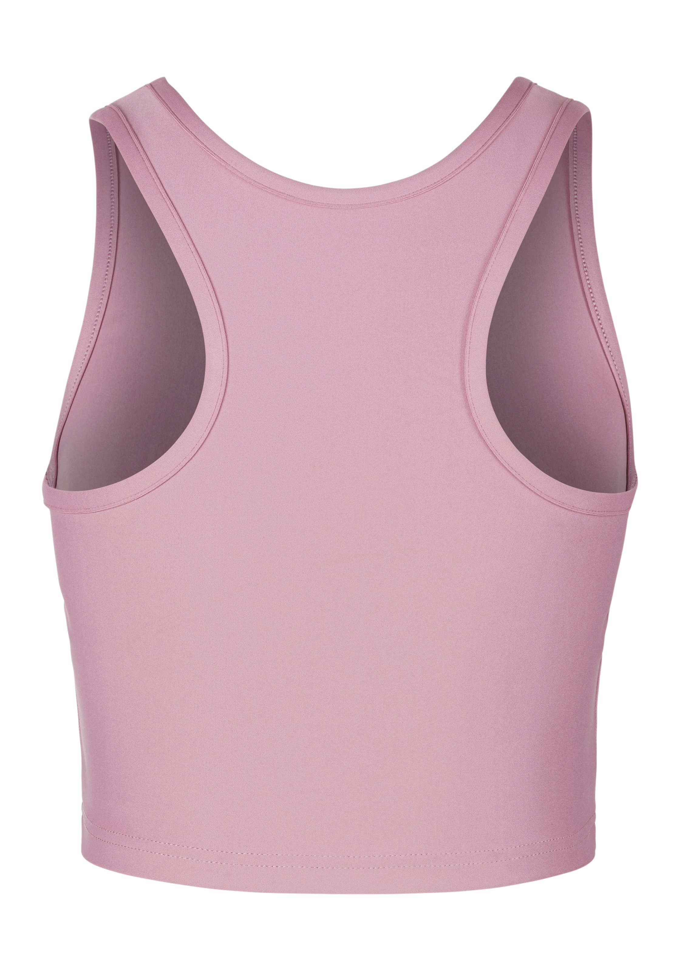 LASCANA ACTIVE Crop-Top, Sporttop mit Ringerrücken und Logodruck