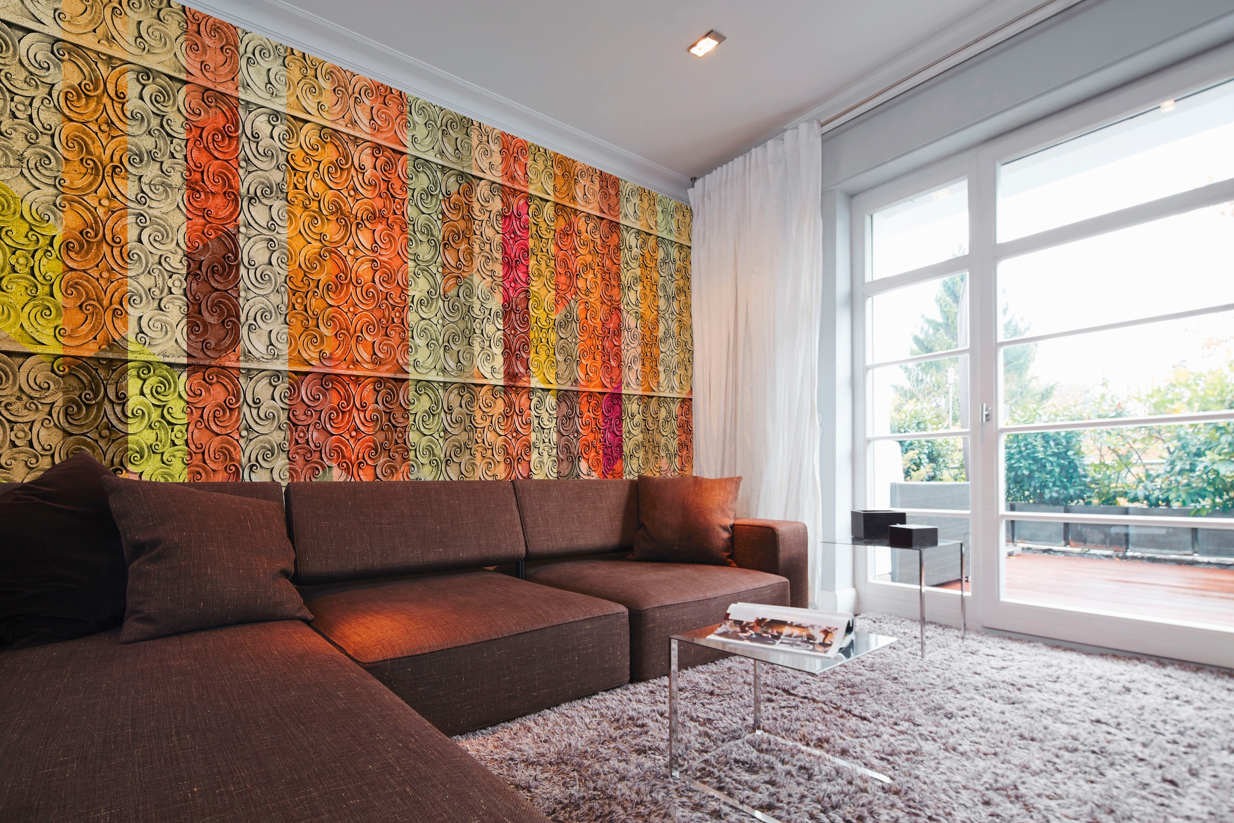 Architects Paper Fototapete »Atelier 47 Panelling Artwork 1«, Barock, Vlies, Wand, Schräge, Decke