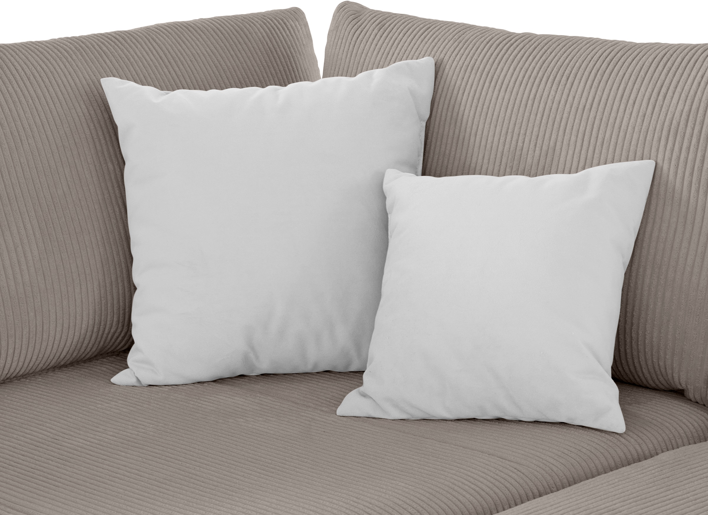 INOSIGN Ecksofa »Boxspringbett Night & Day L-Form mit Dauer-Schlaffunktion mit Armlehne«, mit Boxspring-Bettfunktion 180x200 cm und Bettkasten, Dauerschläfer!