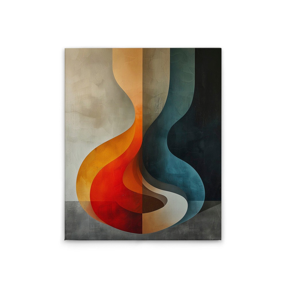 A.S. Création Leinwandbild »Abstract Areas - Wandbild Bunt Grau Keilrahmen günstig online kaufen