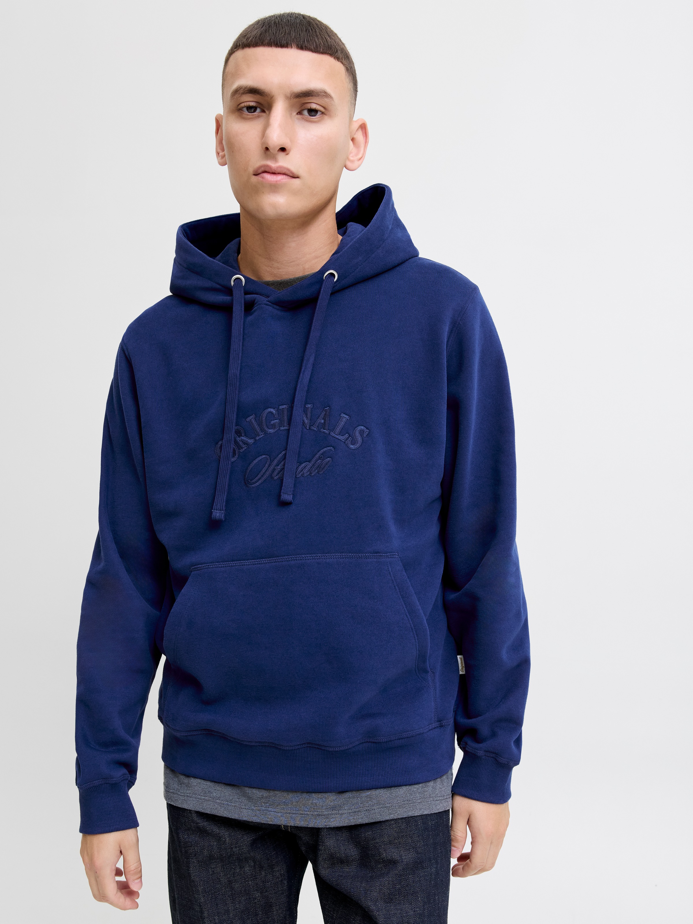 Jack & Jones Kapuzensweatshirt »JORBLEECKER BRANDING SWEAT HOOD BF«
