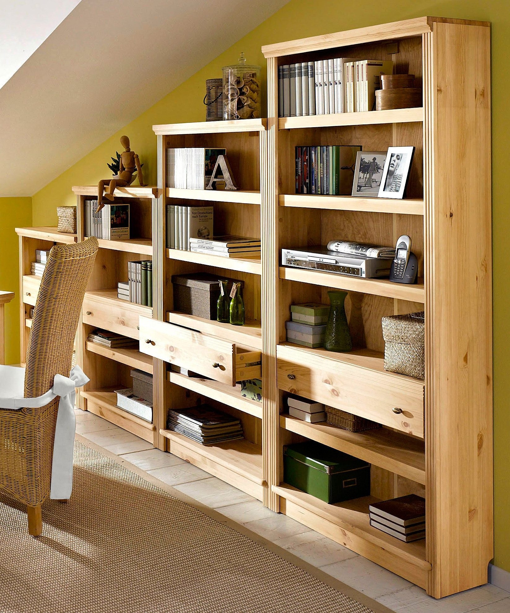 Home affaire Standregal »Soeren« Aus massiver Kiefer, Maße (B/T/H): 80/29/6 günstig online kaufen