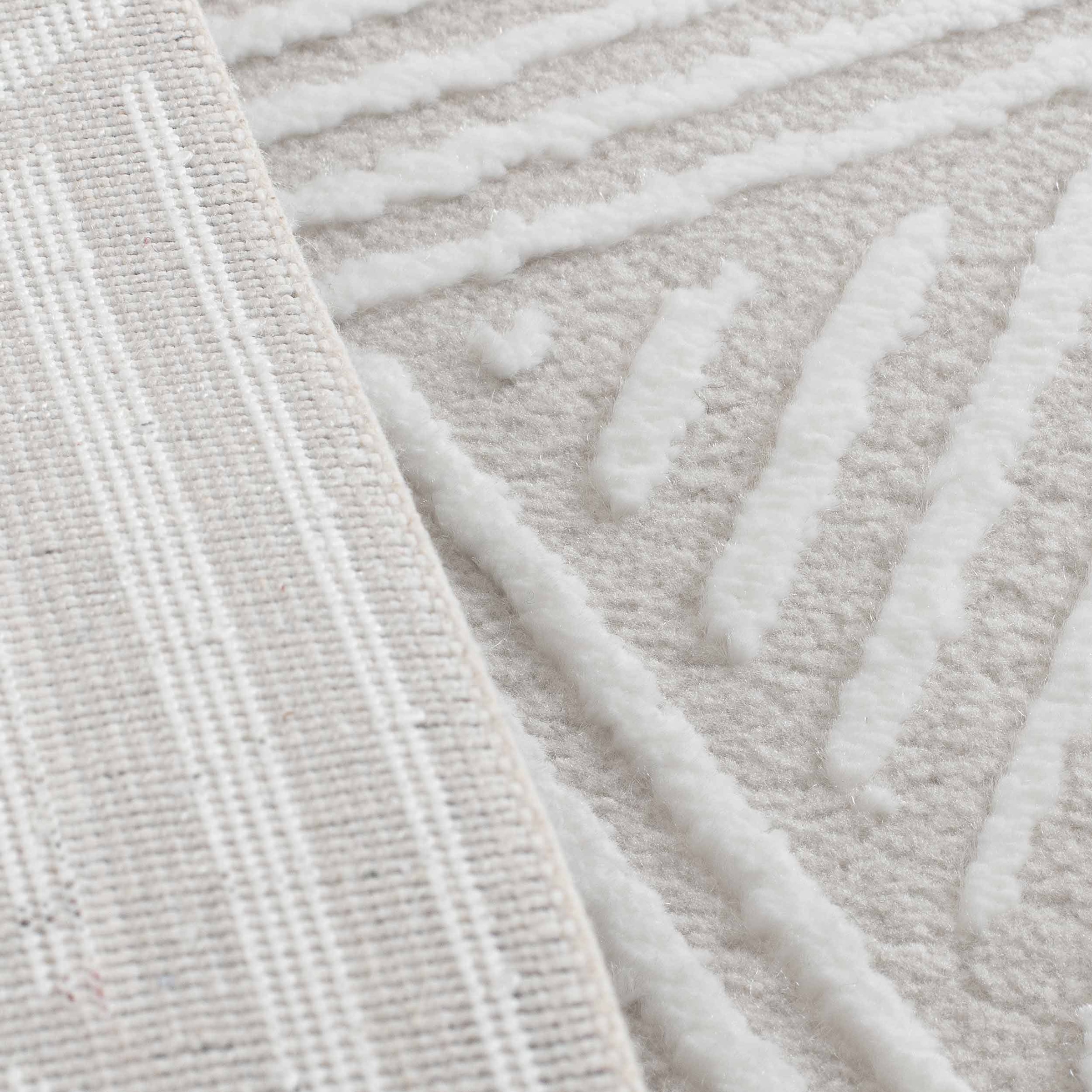 Sehrazat Teppich »Glory 220«, rechteckig, 10 mm Höhe, Wohnzimmer, Kurzflor, Hoch-Tief-Struktur