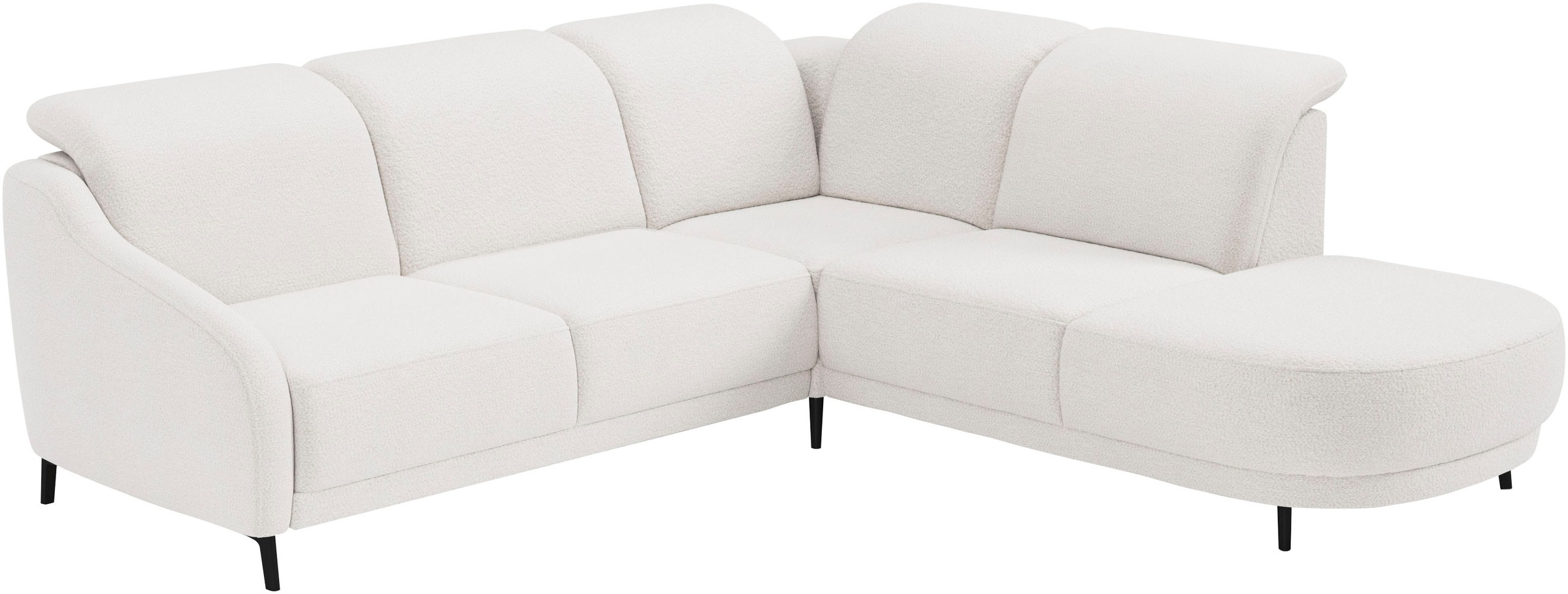 sit&more Ecksofa »Blues L-Form«, wahlweise mit Klapptisch und USB