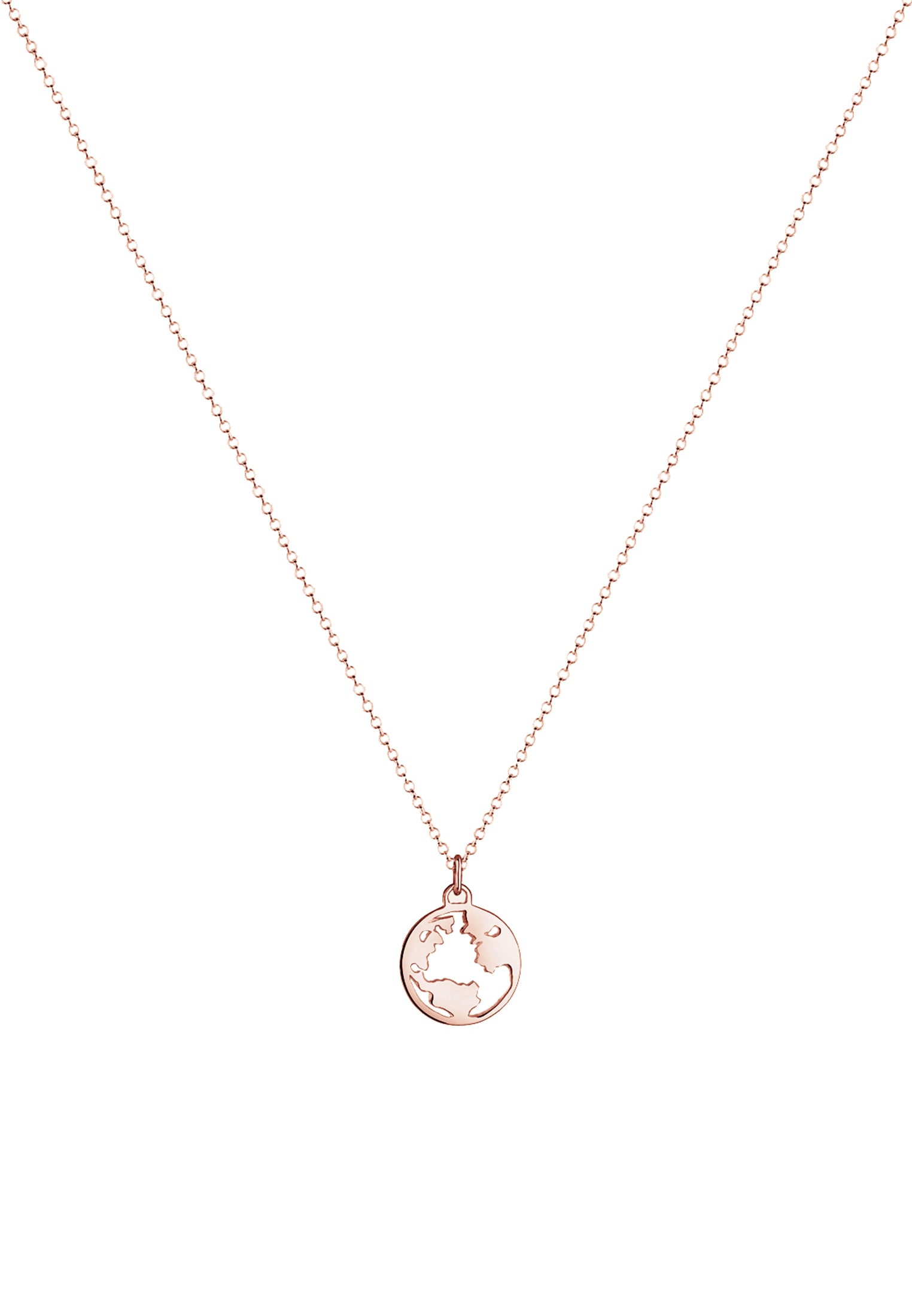 Elli Kette mit Anhänger »mit Anhänger Weltkugel Travel 925 Silber«