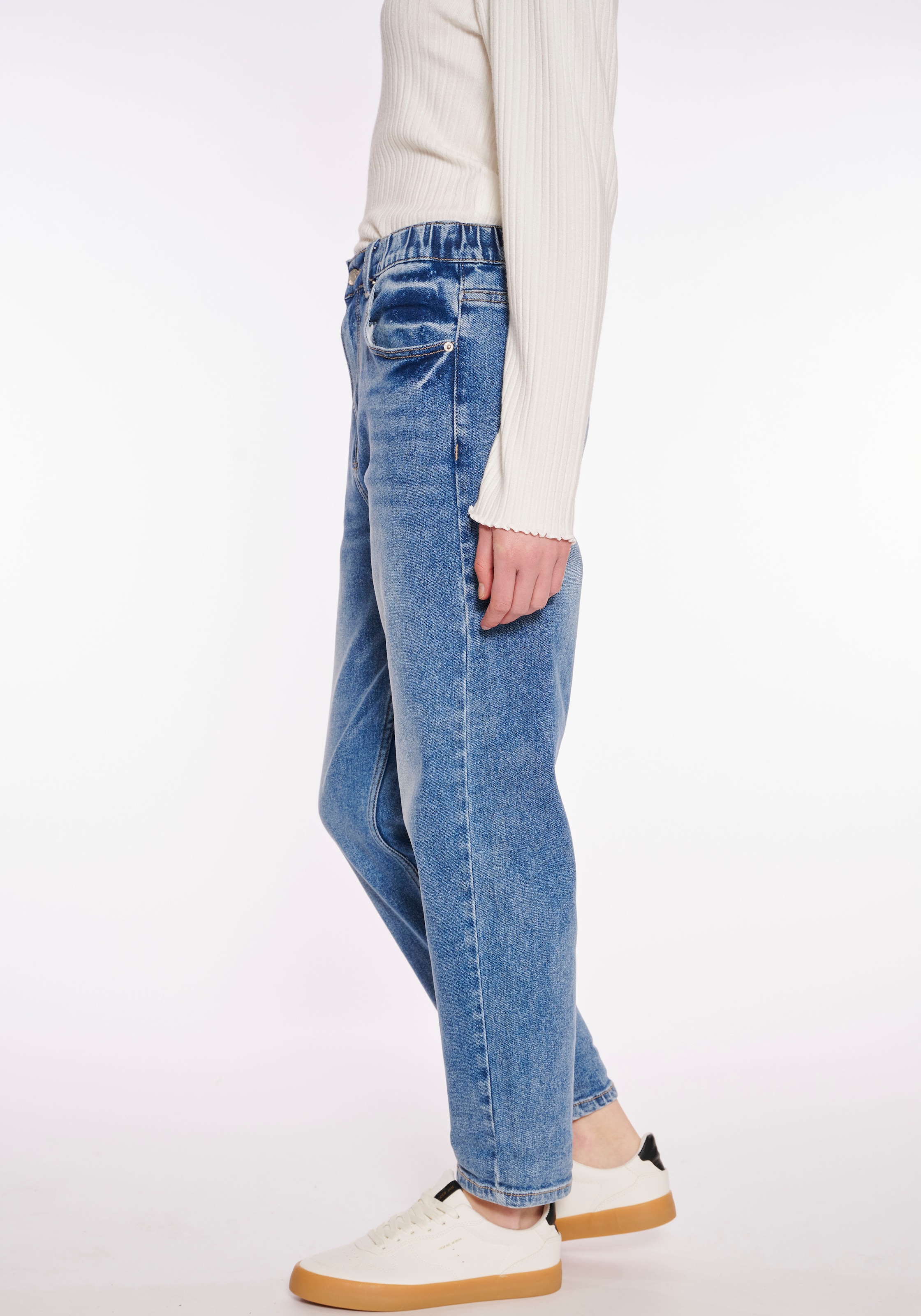 HaILY’S High-waist-Jeans »LG HW C JN Mirell«, mit Gummizug am Bund