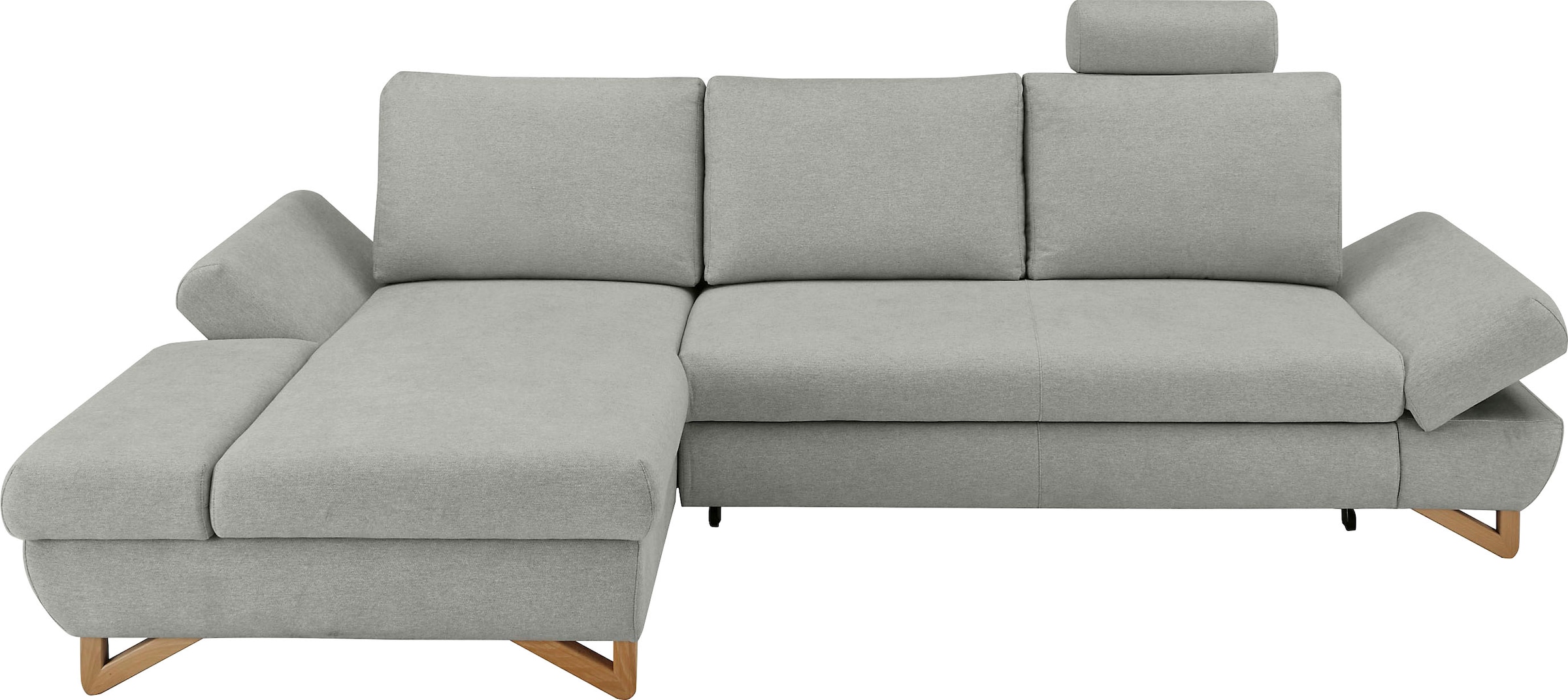 INOSIGN Ecksofa »City/Giron, L-Form,«, verstellbare Armlehnen mit Rasterfunktion