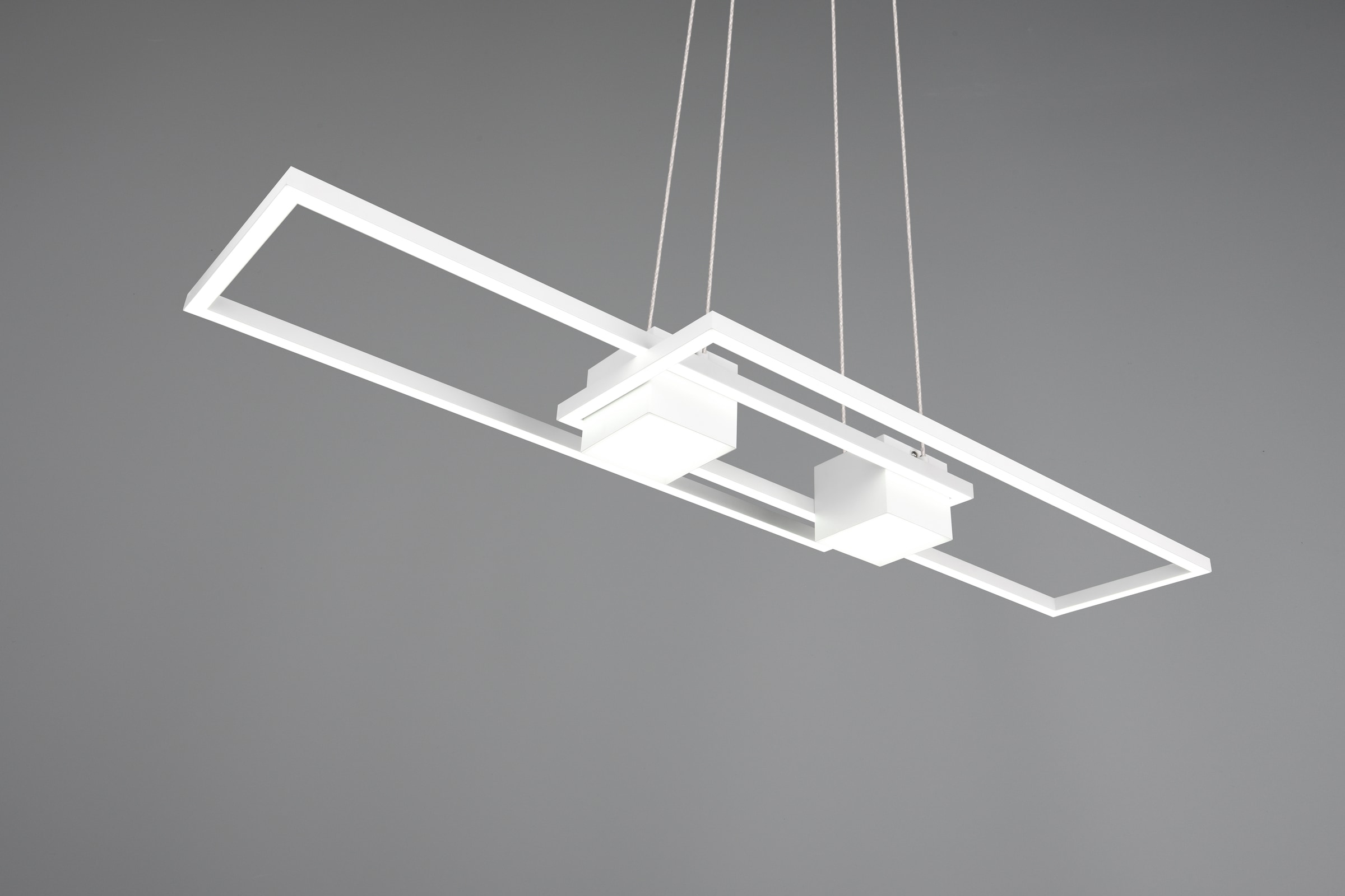 TRIO Leuchten LED Pendelleuchte »ALBANY, LED Hängelampe Wohnzimmer mit Fernbedienung, dimmbar, CCT«, 1 flammig, Leuchtmittel LED-Board | LED fest integriert, Lichtfarbe einstellbar, Memoryfunktion, Nachtlicht, up-and-down Licht