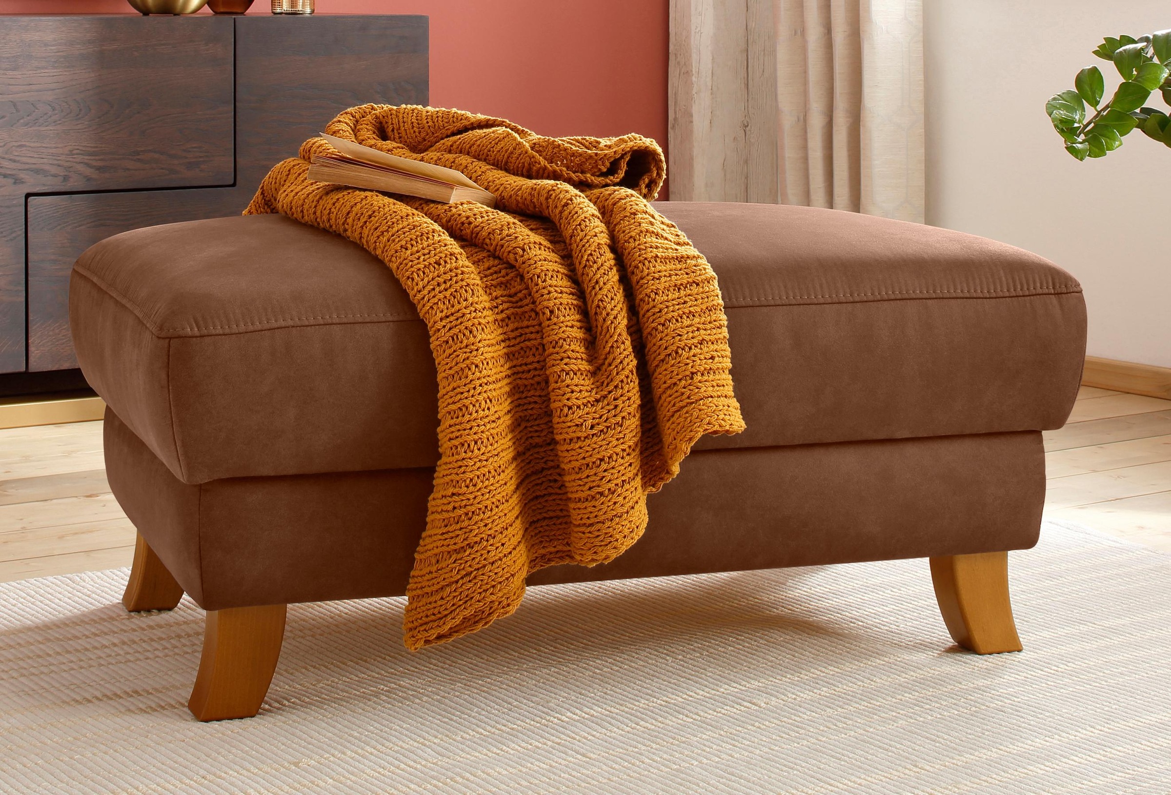 Home affaire Hocker »Trondheim«, mit Stauraum und Federkern