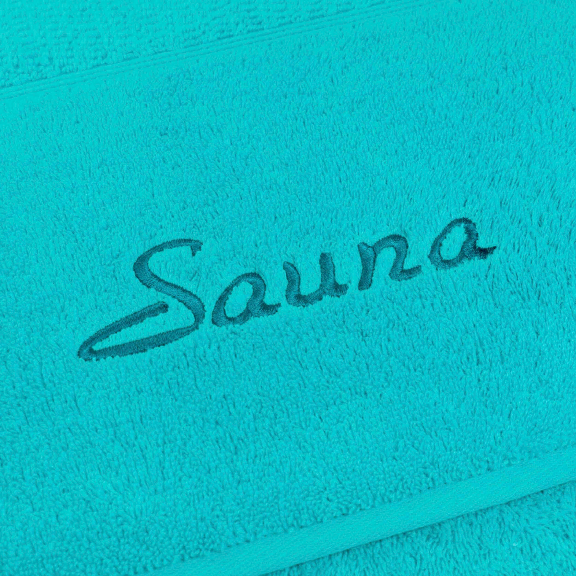 Möve for frottana Saunatuch »Pearl«, (1 St., 1 Saunatuch (80x200 cm), mit Perloptik, 80x200 cm