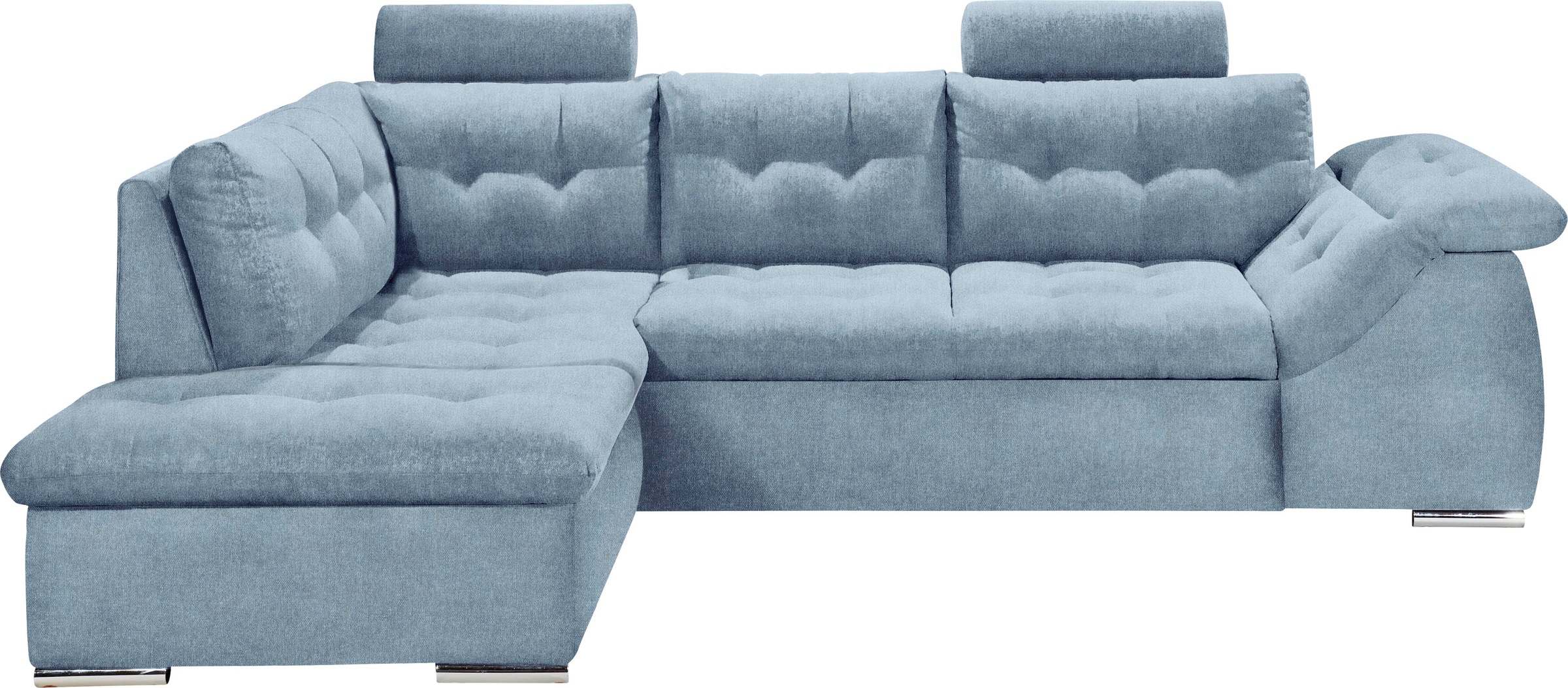 ED EXCITING DESIGN Ecksofa »Oman L-Form« mit Bettfunktion, Bettkasten, Armt günstig online kaufen