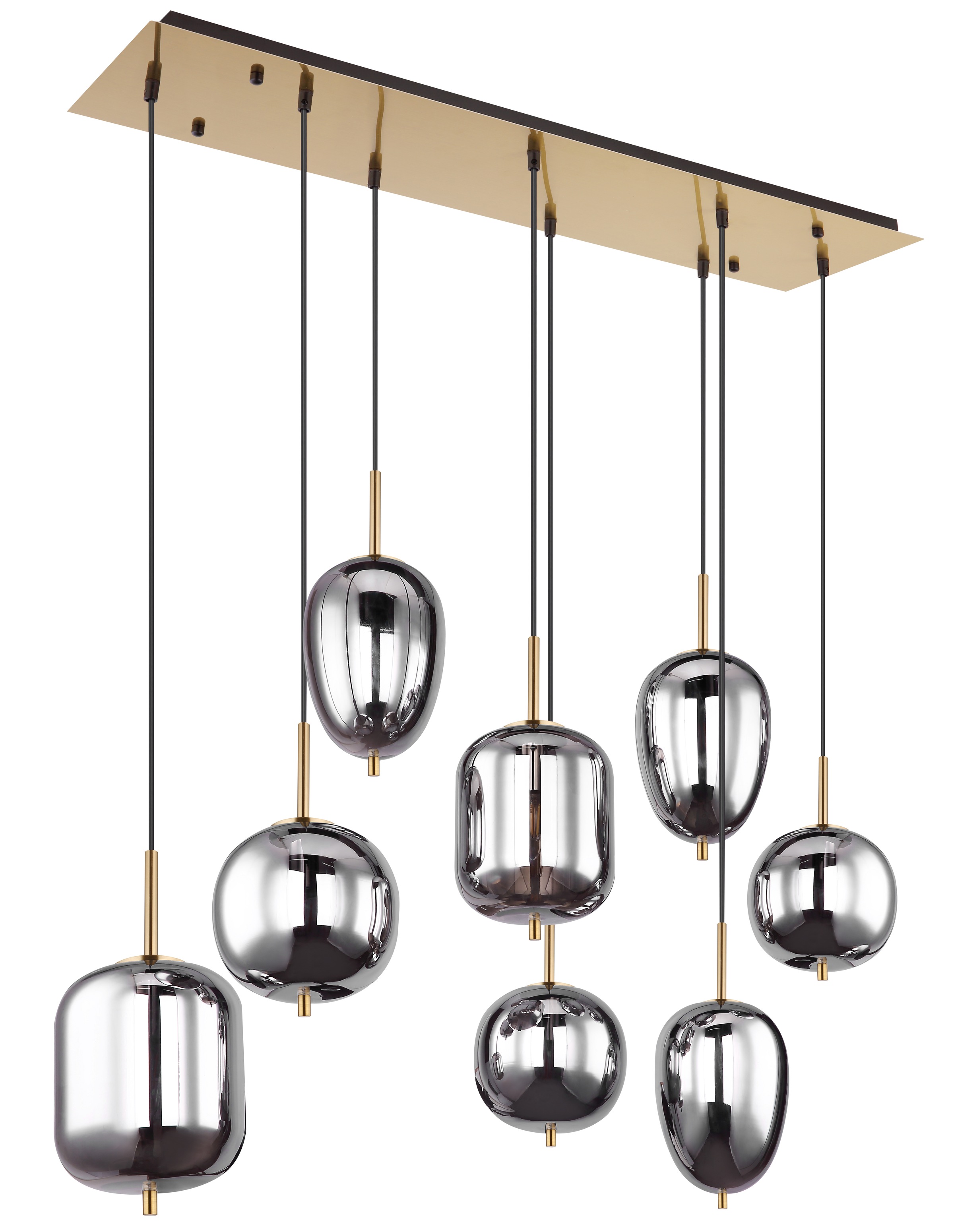 GLOBO LIGHTING Hängeleuchte »BLACKY I«, Leuchtmittel E14   ohne Leuchtmitte günstig online kaufen