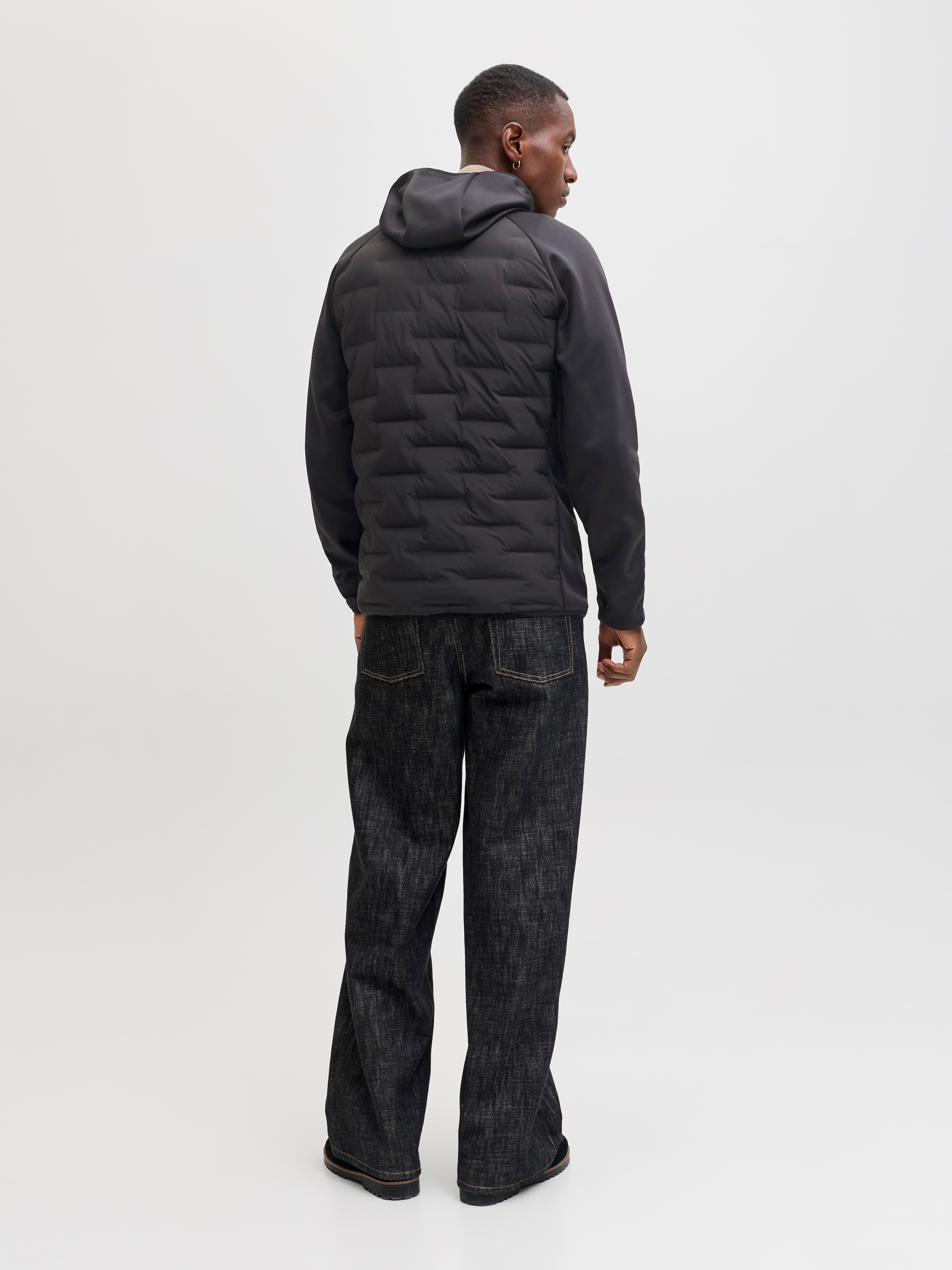 Jack & Jones Steppjacke »JJEPERFECT HYBRID JACKET NOOS« mit Kapuze mit Kapuze