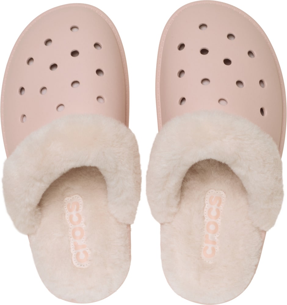 Crocs Pantoffel »Classic Fuzz Scuff«  mit gepolsterter Innensohle