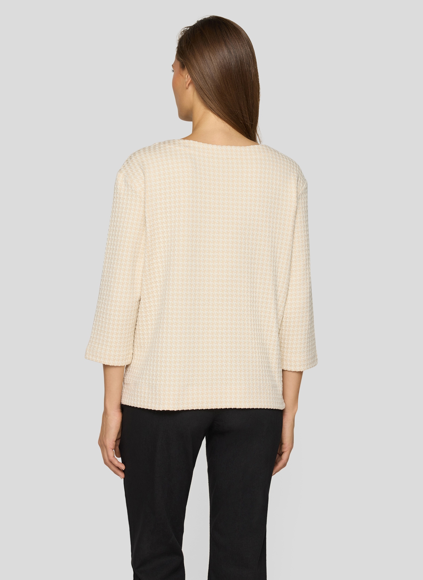 Rabe 3/4-Arm-Shirt mit grafischem Muster