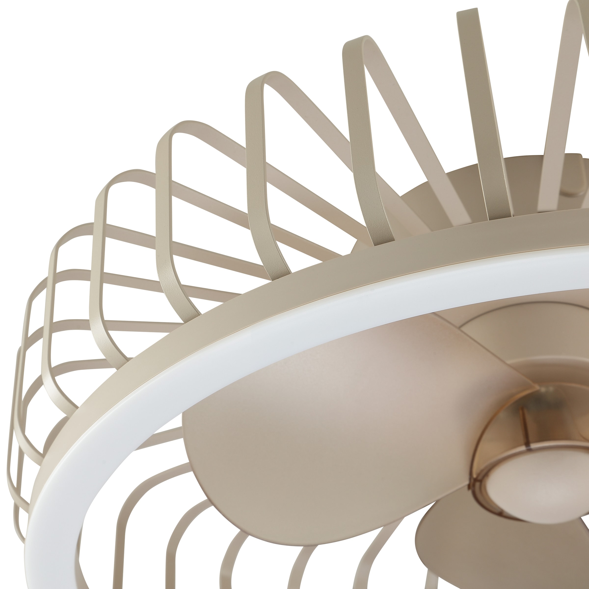 Brilliant LED Deckenleuchte »Capo« LED-Modul 1 Stk. warmweiß - kaltweiß LED-Ventilator, Ø 48 cm, 4200 lm, dimmbar, CCT
