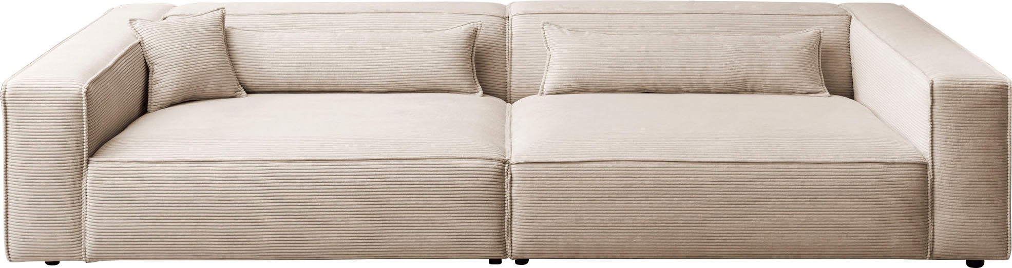 LeGer Home by Lena Gercke 3-Sitzer »PIARA, XXL Sofa mit Kedernaht, Big-Sofa günstig online kaufen