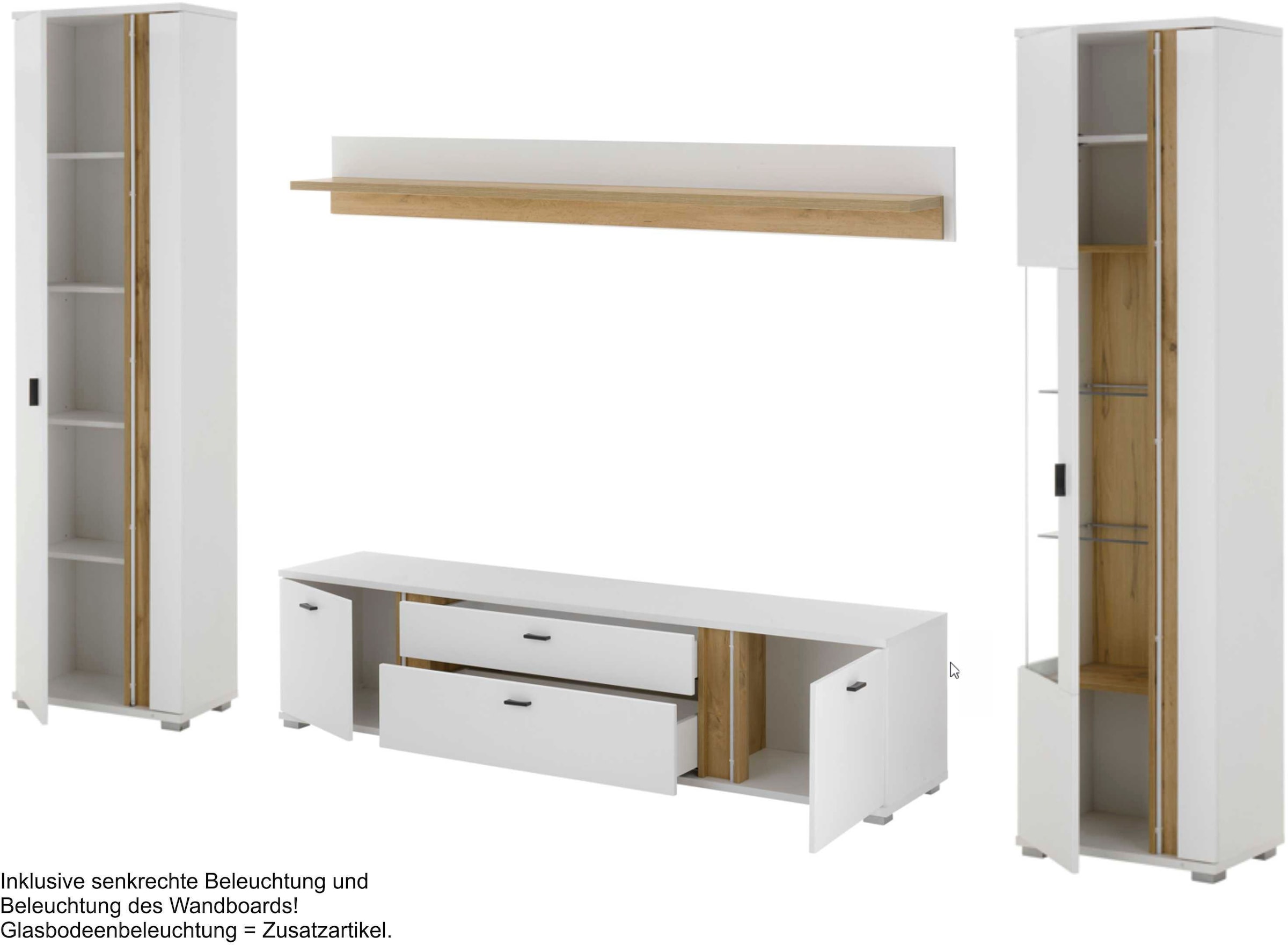 Home affaire Wohnwand »LONG ISLAND« Set, 4 Stk. tlg.