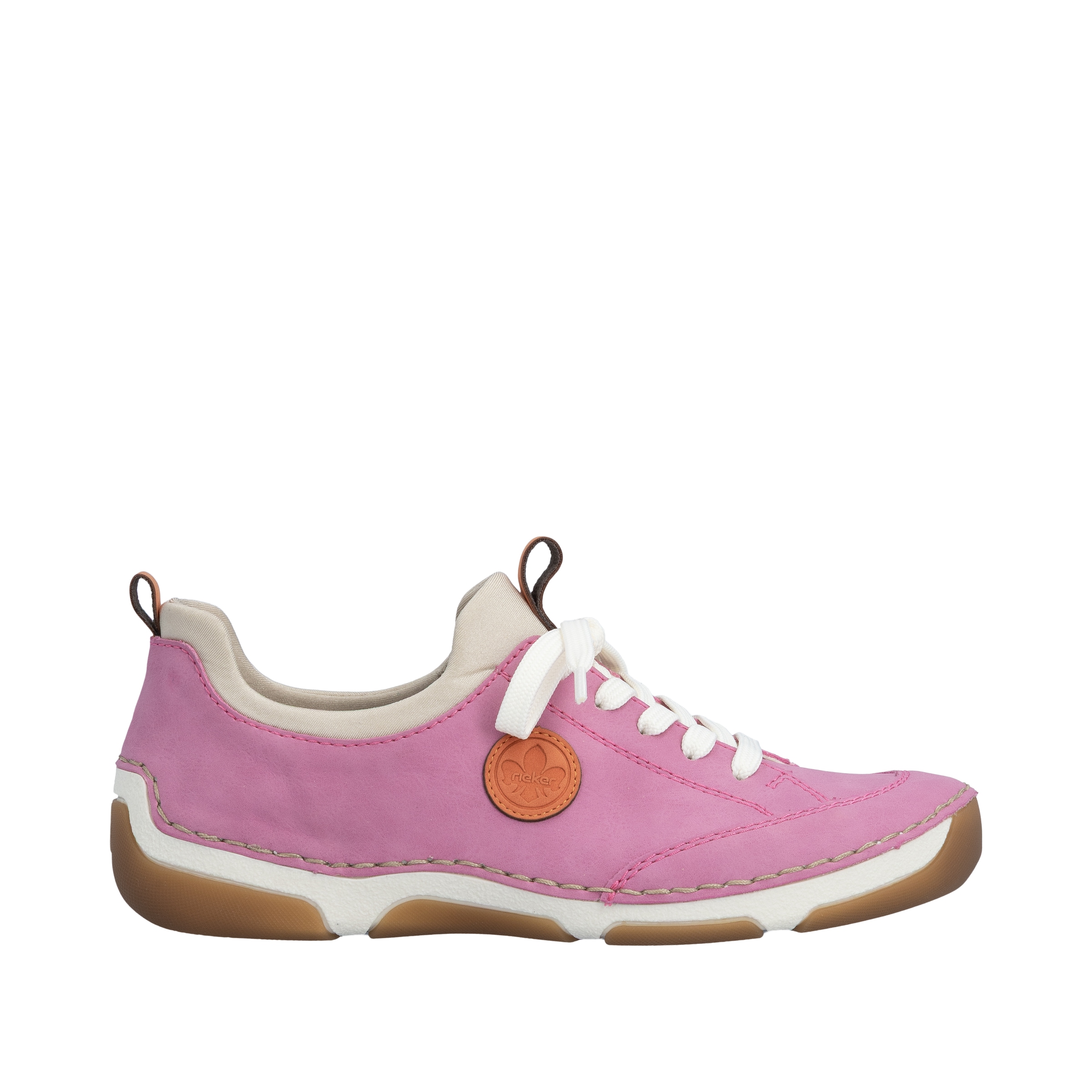Rieker Slip-On Sneaker  Slipper, Schlupfschuh, Freizeitsneaker aus Lederimitat