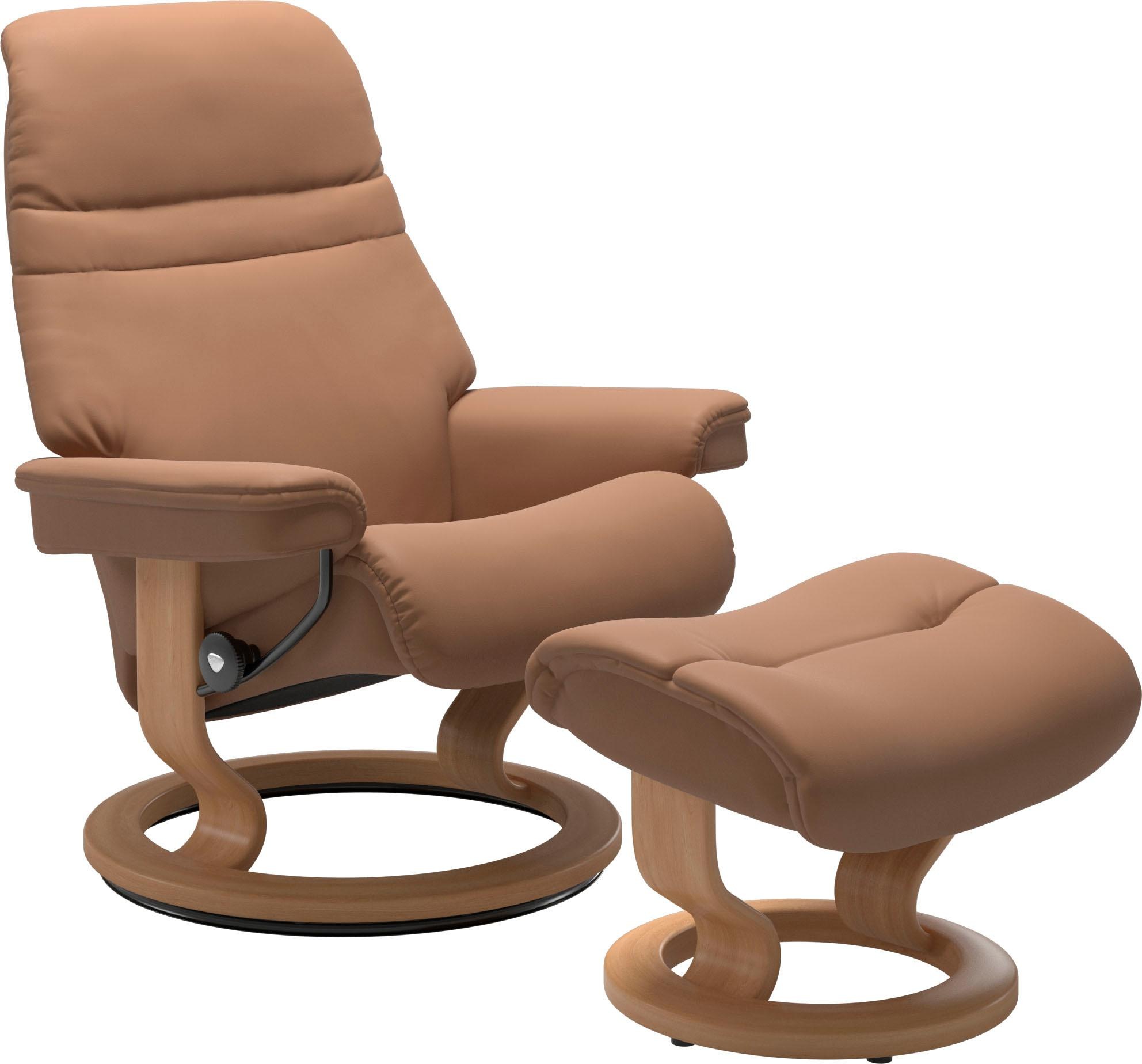 Stressless® Relaxsessel »Sunrise« Relaxsessel mit Hocker, mit Classic Base, günstig online kaufen