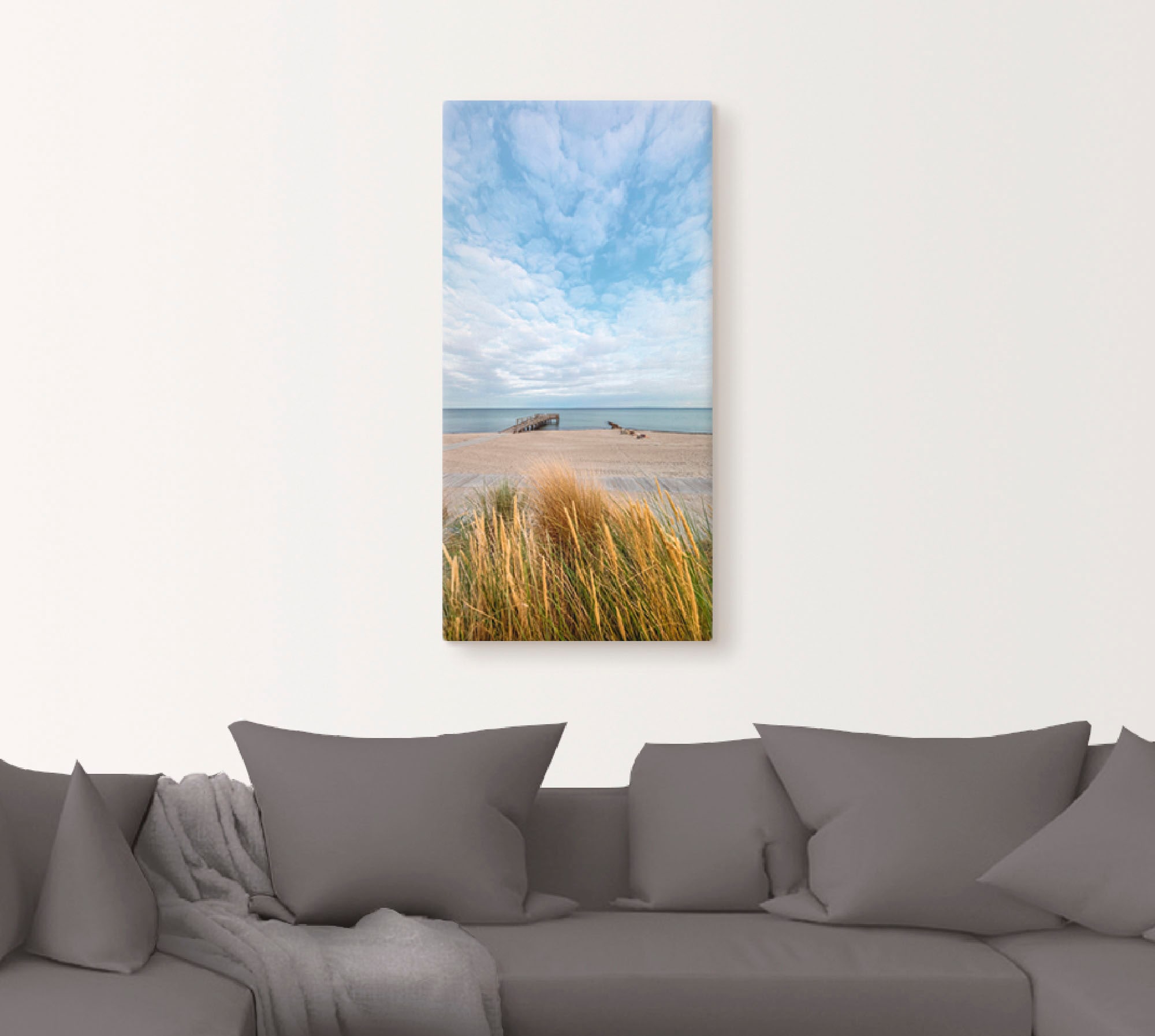 Artland Wandbild »Rettin Strandidylle an der Ostsee«, Gewässer, (1 St.), al günstig online kaufen