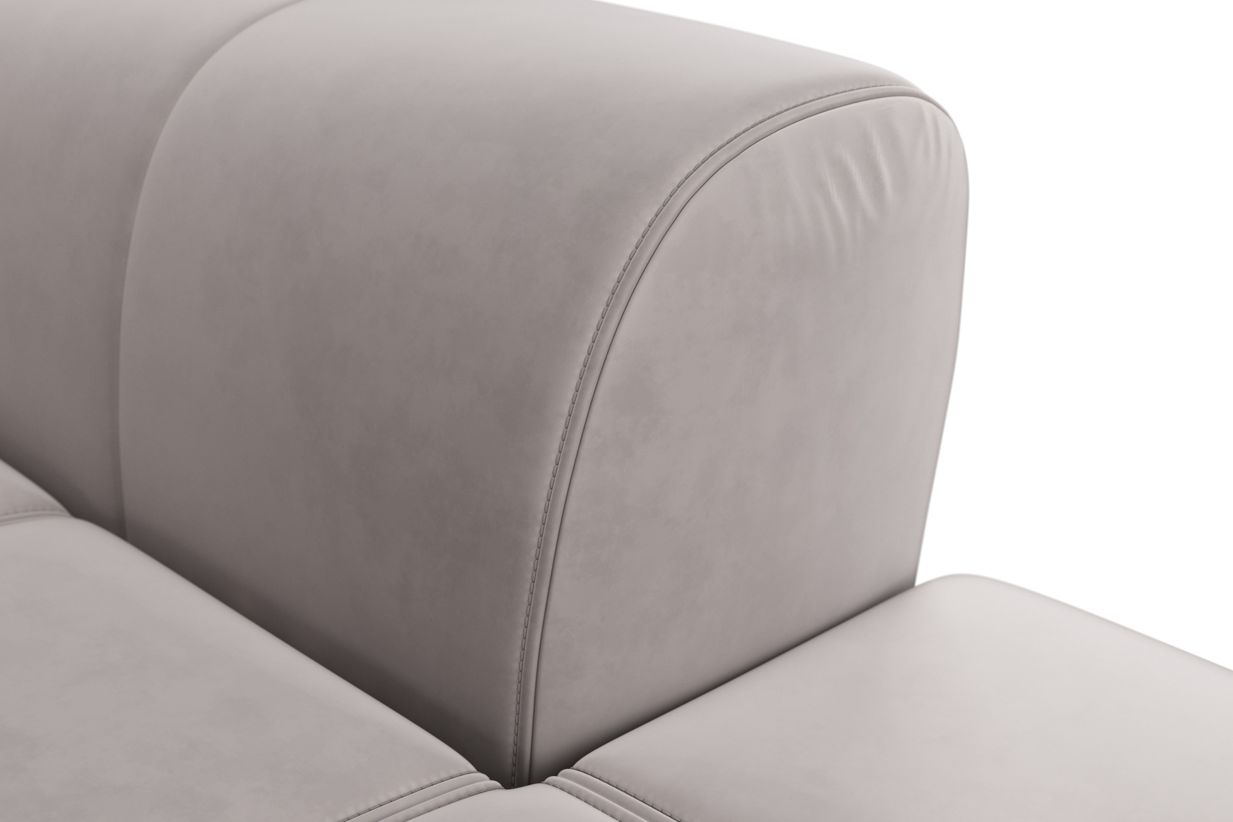 sit&more Wohnlandschaft »Bendigo U-Form«, inklusive Sitztiefenverstellung, Bodenfreiheit 15 cm, in 2 Fußfarben