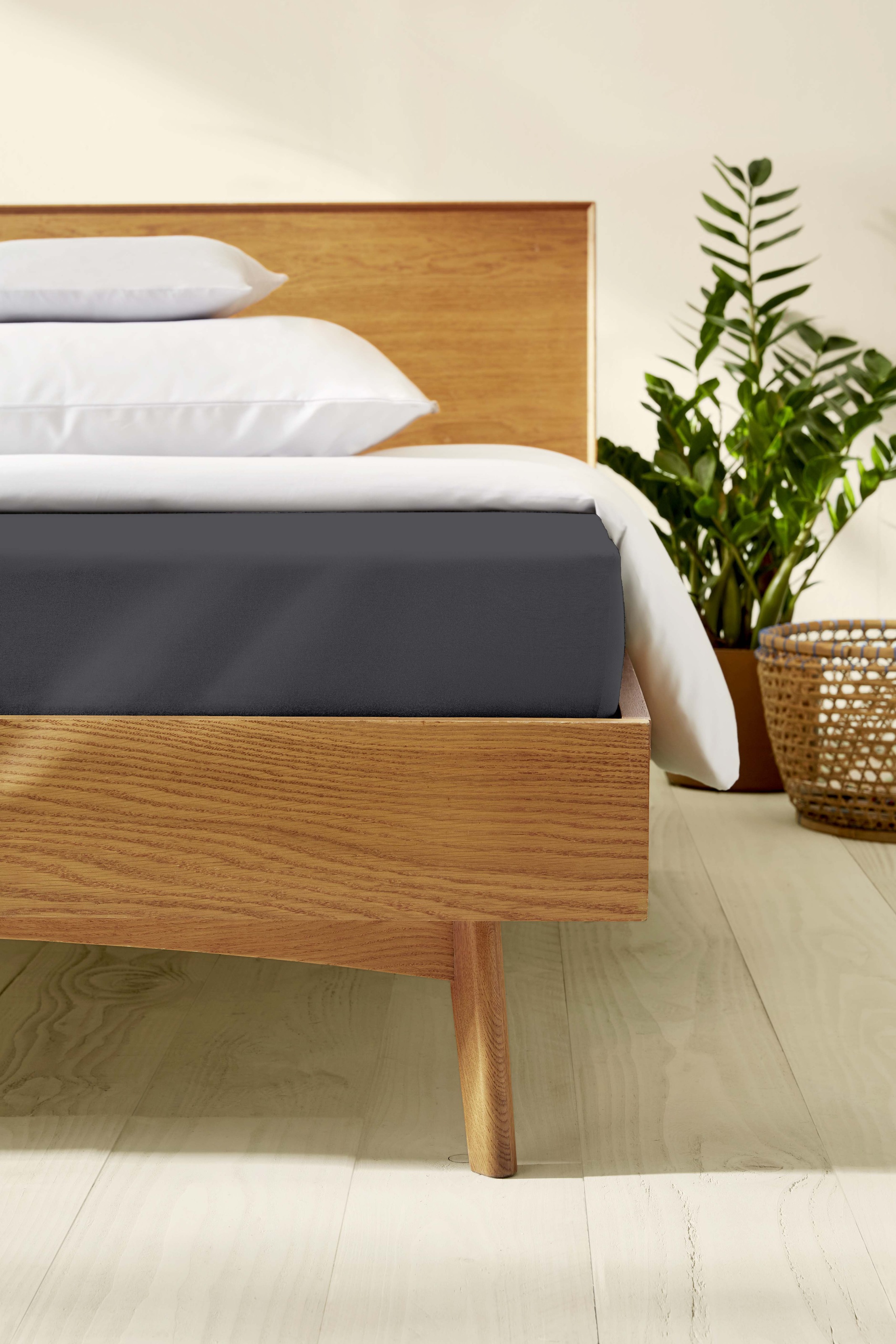 Kaeppel Spannbettlaken »Single Jersey Mako Elasthan«, aus 97% Baumwolle und günstig online kaufen