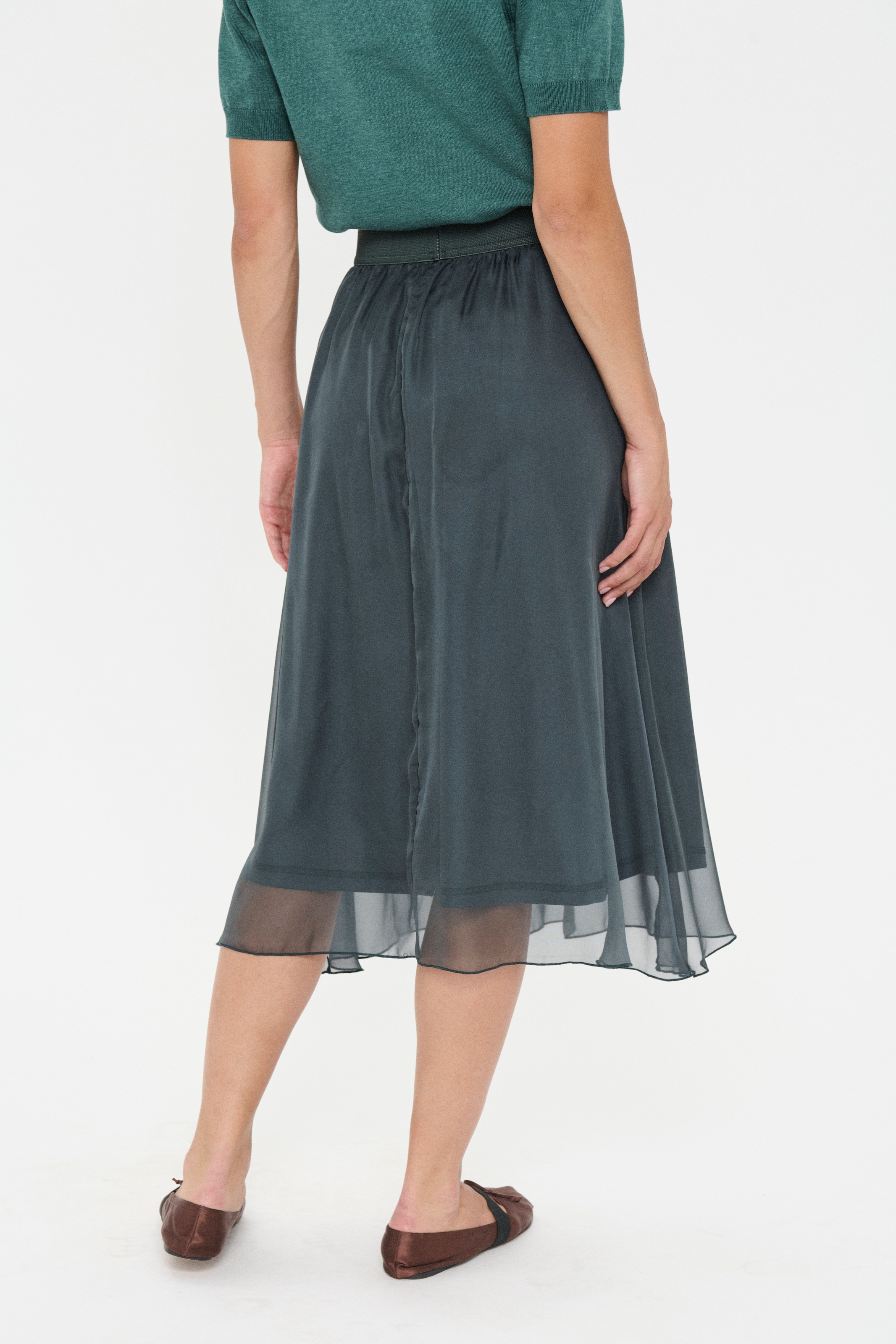 Saint Tropez Midirock »CoralSZ Skirt« aus Chiffon