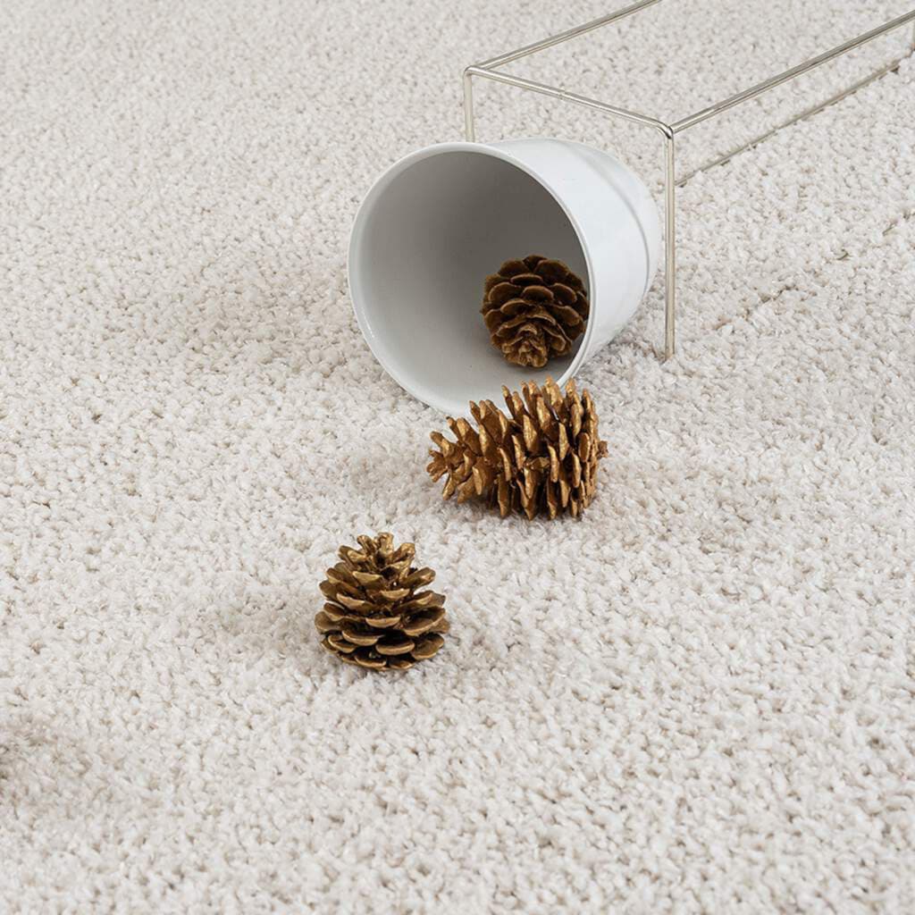 Carpet City Hochflor-Teppich »Plainy«, rund, 30 mm Höhe, Shaggy Polyester Teppich, besonders weich, Uni Farben, Wohnzimmer, Schlafzimmer