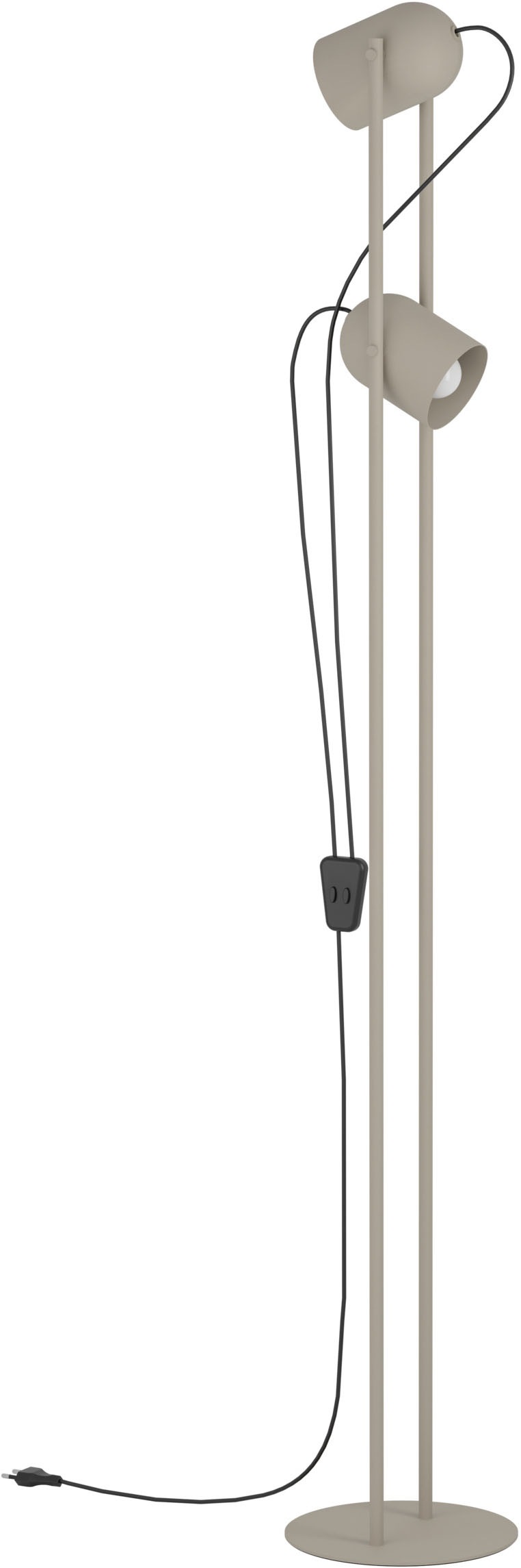 EGLO Stehlampe »TILSTON Stehlampe - Stahl - E14 - 2X8W - IP20« E14 1 Stk. günstig online kaufen