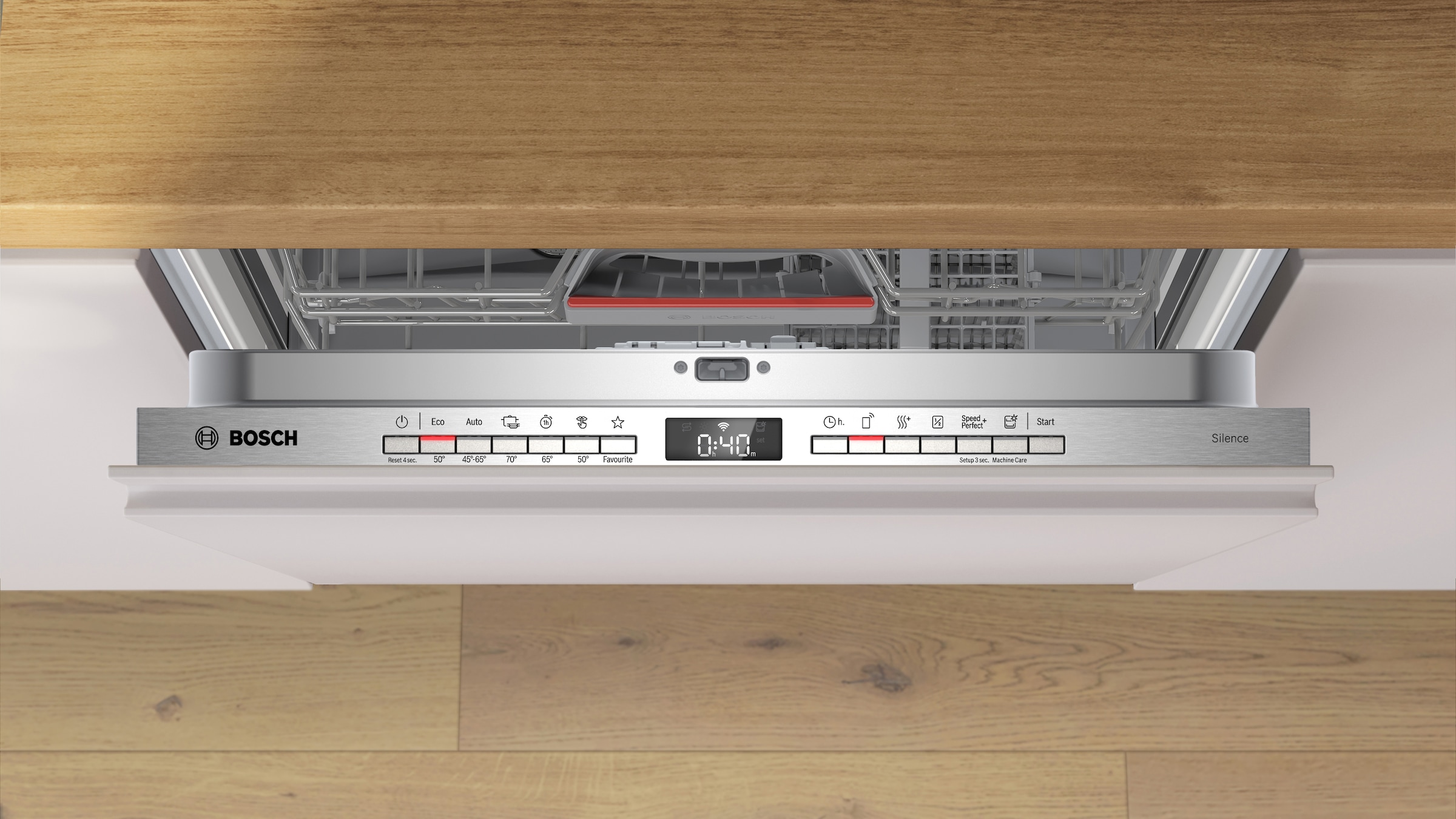 BOSCH vollintegrierbarer Geschirrspüler Serie 4 »SMV4HTX00E«, 13 Maßgedecke