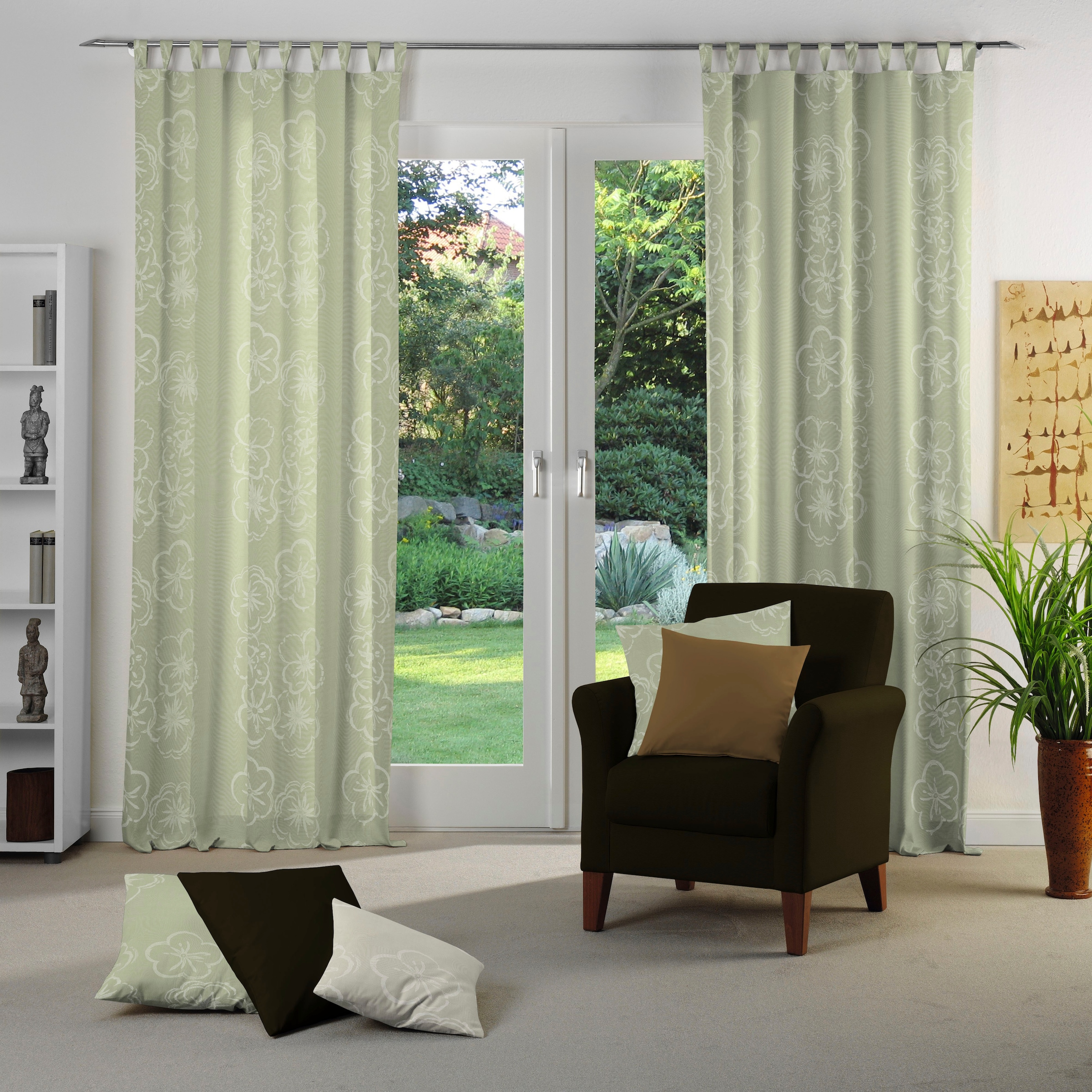 Wirth Vorhang »Dangard« Schlaufen 1 Stk. tlg. günstig online kaufen